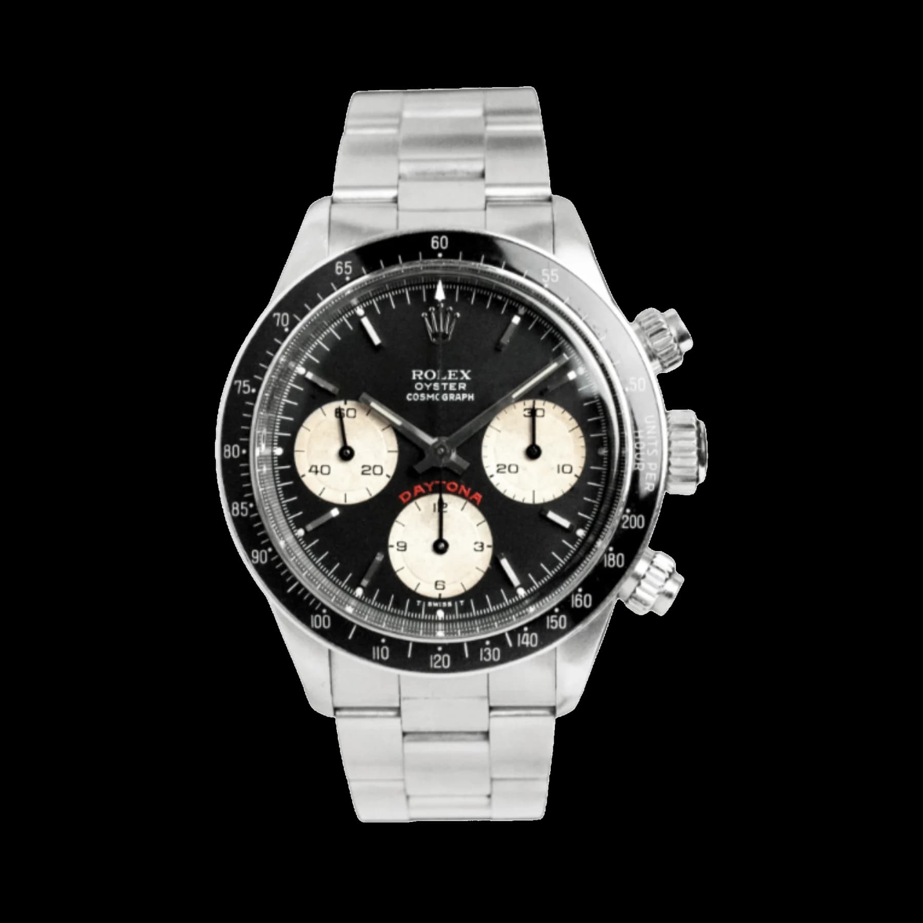 Rolex Daytona 6263 'Big Red' Stainless Steel Black Sigma Dial (1975)