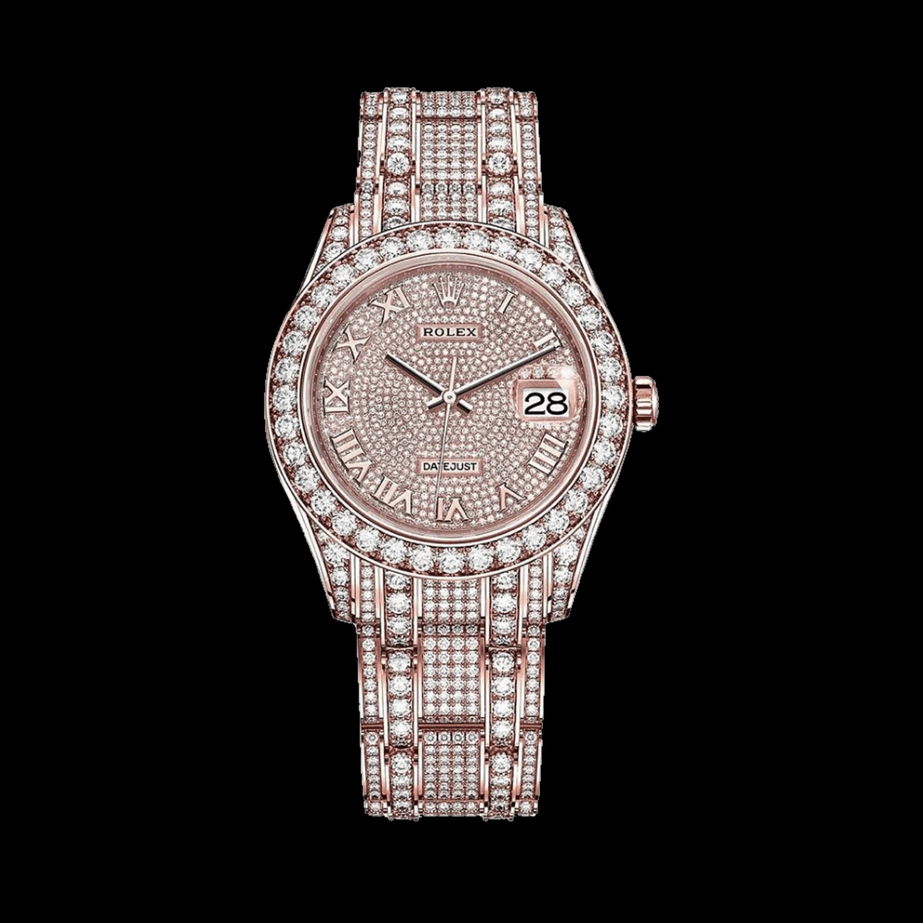 Rolex Datejust Pearlmaster 39 86405RBR Diamond Paved