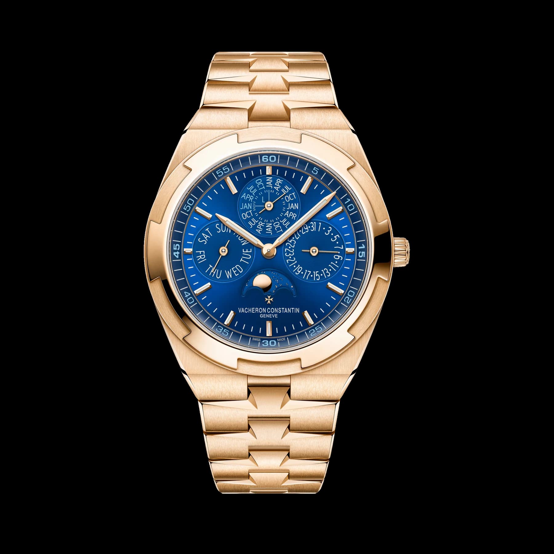 Overseas perpetual calendar ultra-thin