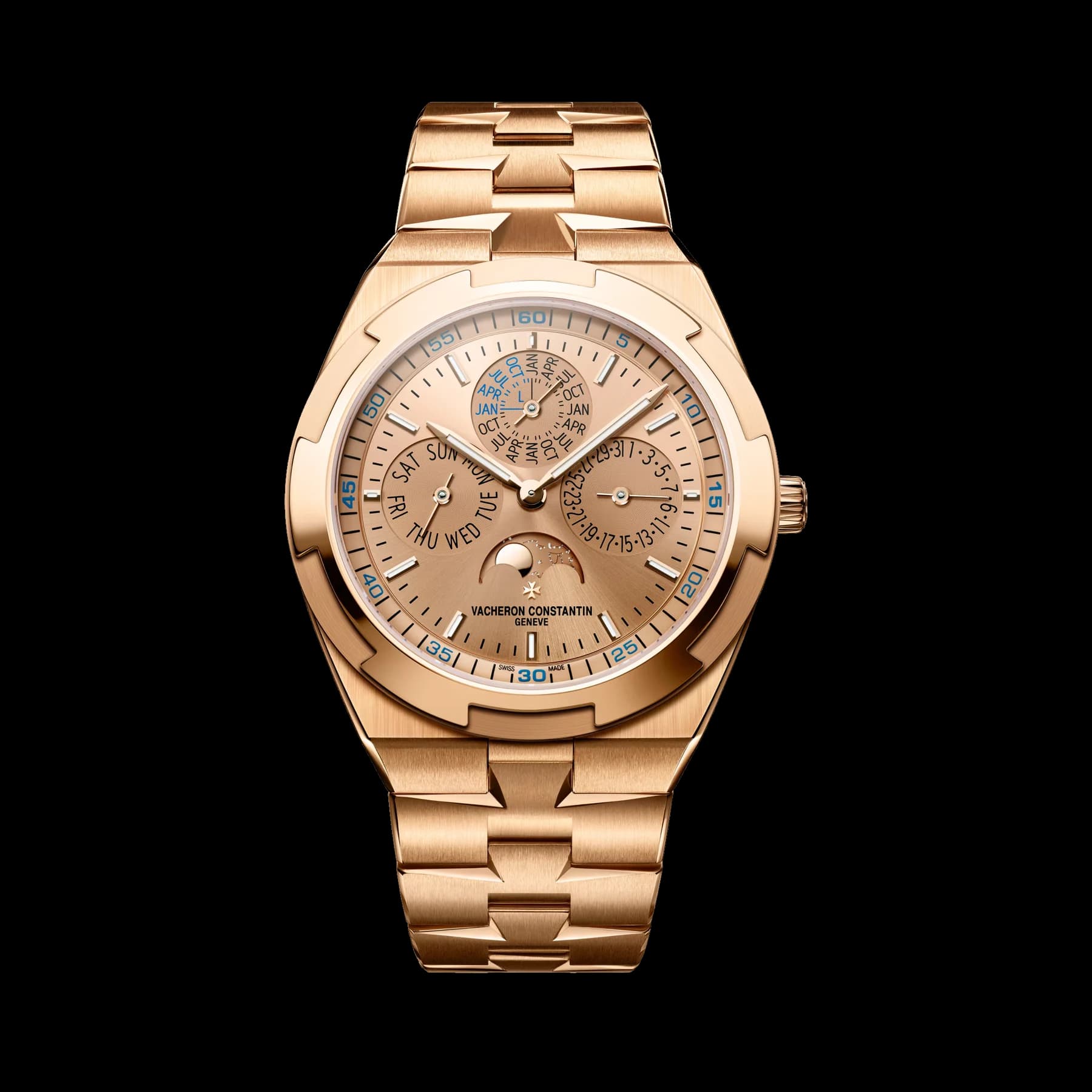 Overseas perpetual calendar ultra-thin