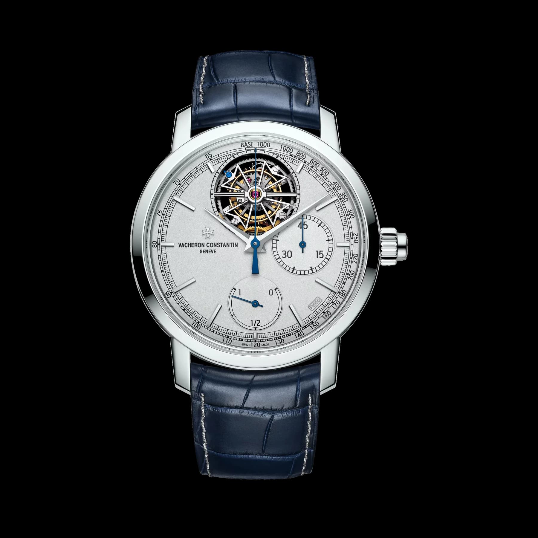 Traditionnelle tourbillon chronograph Collection Excellence Platine
