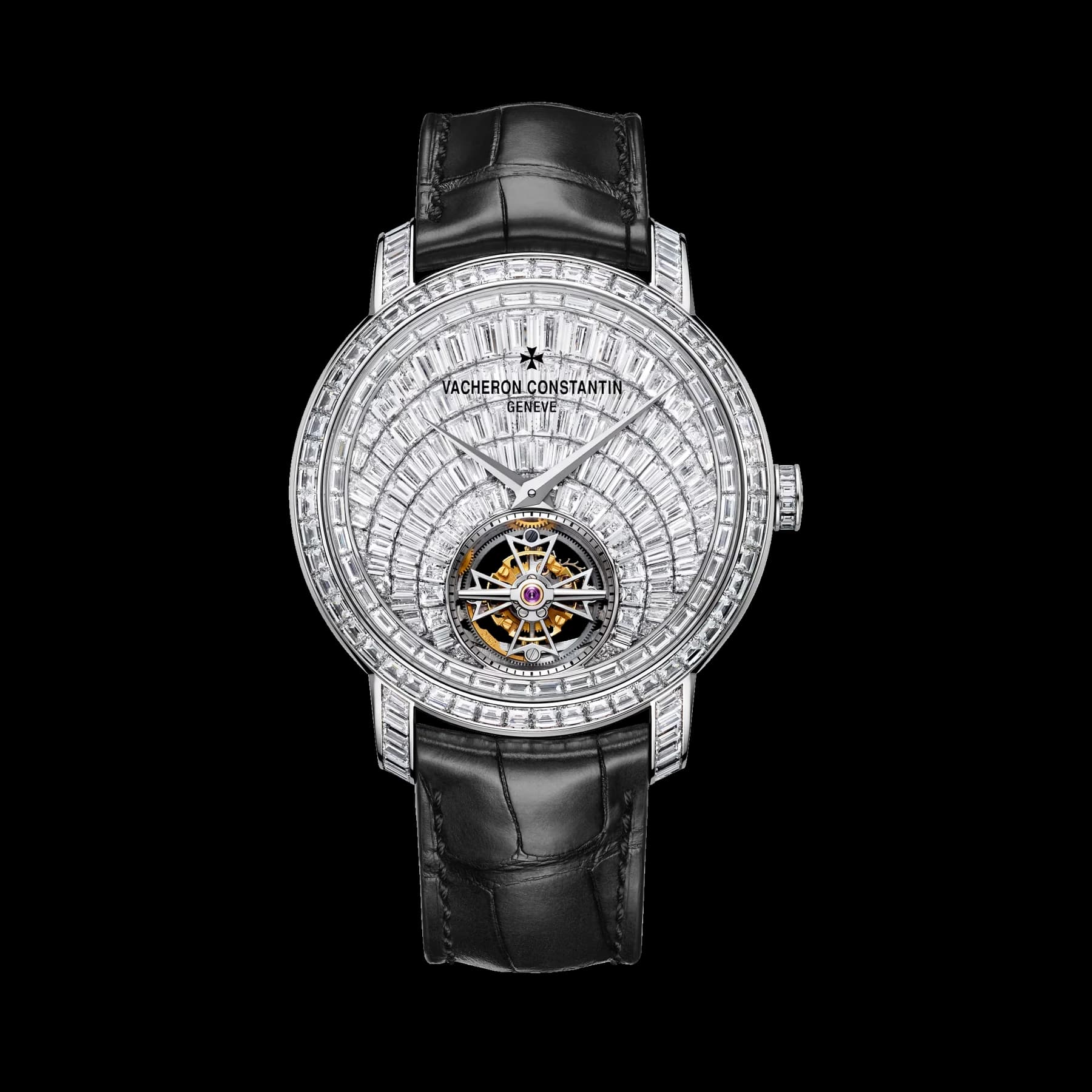 Traditionnelle tourbillon high jewellery