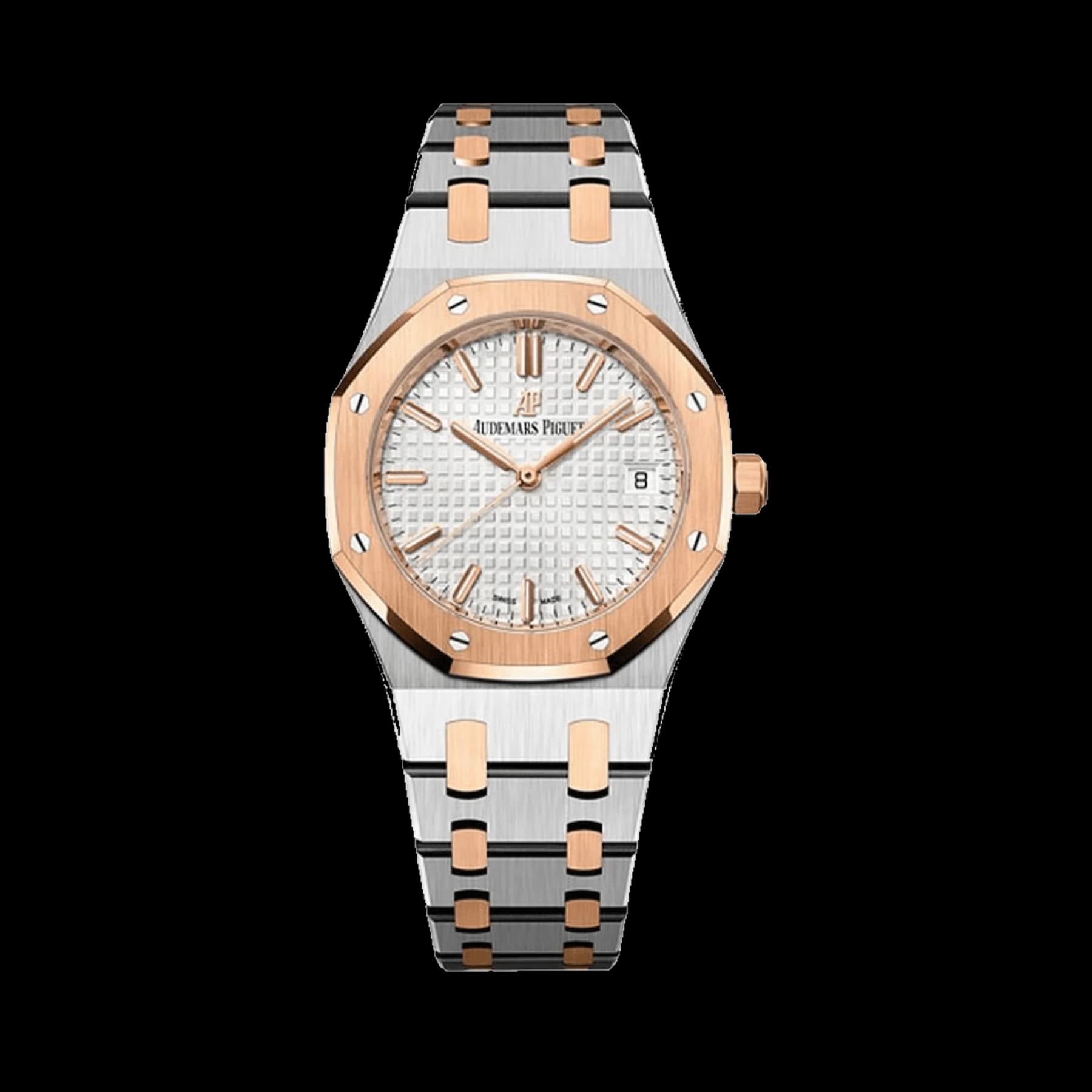 Audemars Piguet Royal Oak Selfwinding 15450SR.OO.1256SR.01 Two-Tone Silver Dial