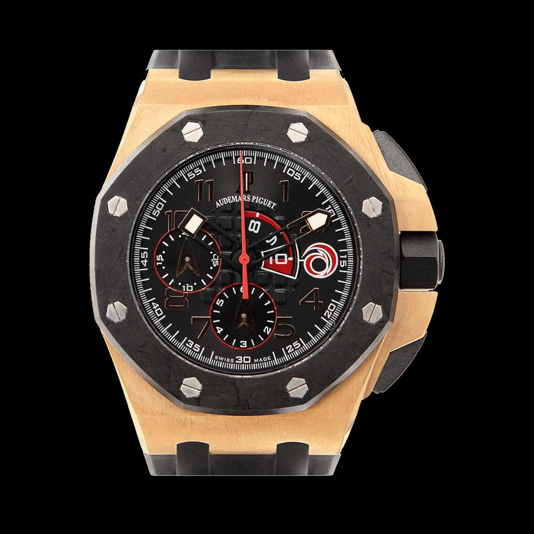Audemars Piguet Royal Oak Offshore 26062OR.OO.A002CA.01 'Alinghi Team' Chronograph Rose Gold Carbon Black Dial Limited Edition of 600