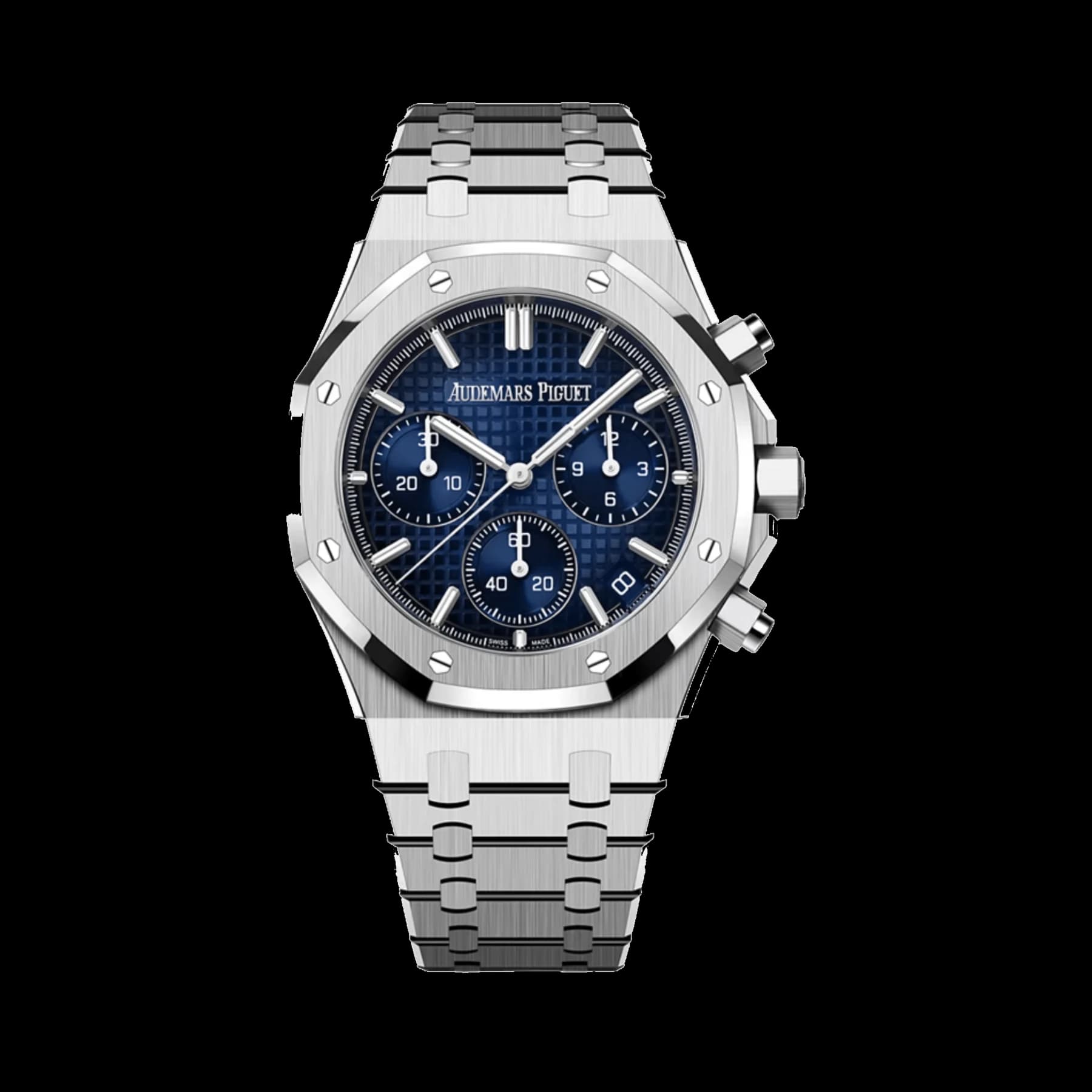 Audemars Piguet Royal Oak 26240BC.OO.1320BC.04 Chronograph White Gold Smoked Blue Dial (2025)