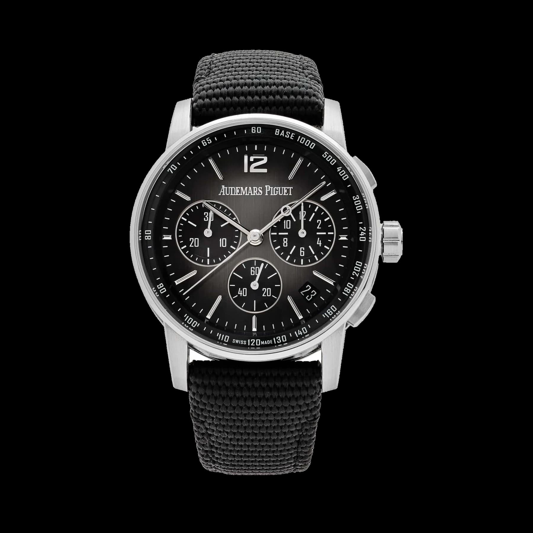 Audemars Piguet Code 11.59 26393NB.OO.A002KB.01 Selfwinding Chronograph Black Ceramic White Gold Grey Dial