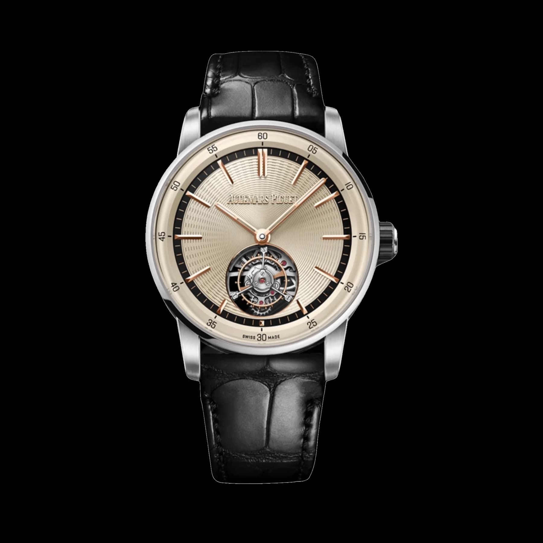 Audemars Piguet Code 11.59 26396NB.OO.D002CR.01 Flying Tourbillon White Gold Black Ceramic Beige Dial (2026)