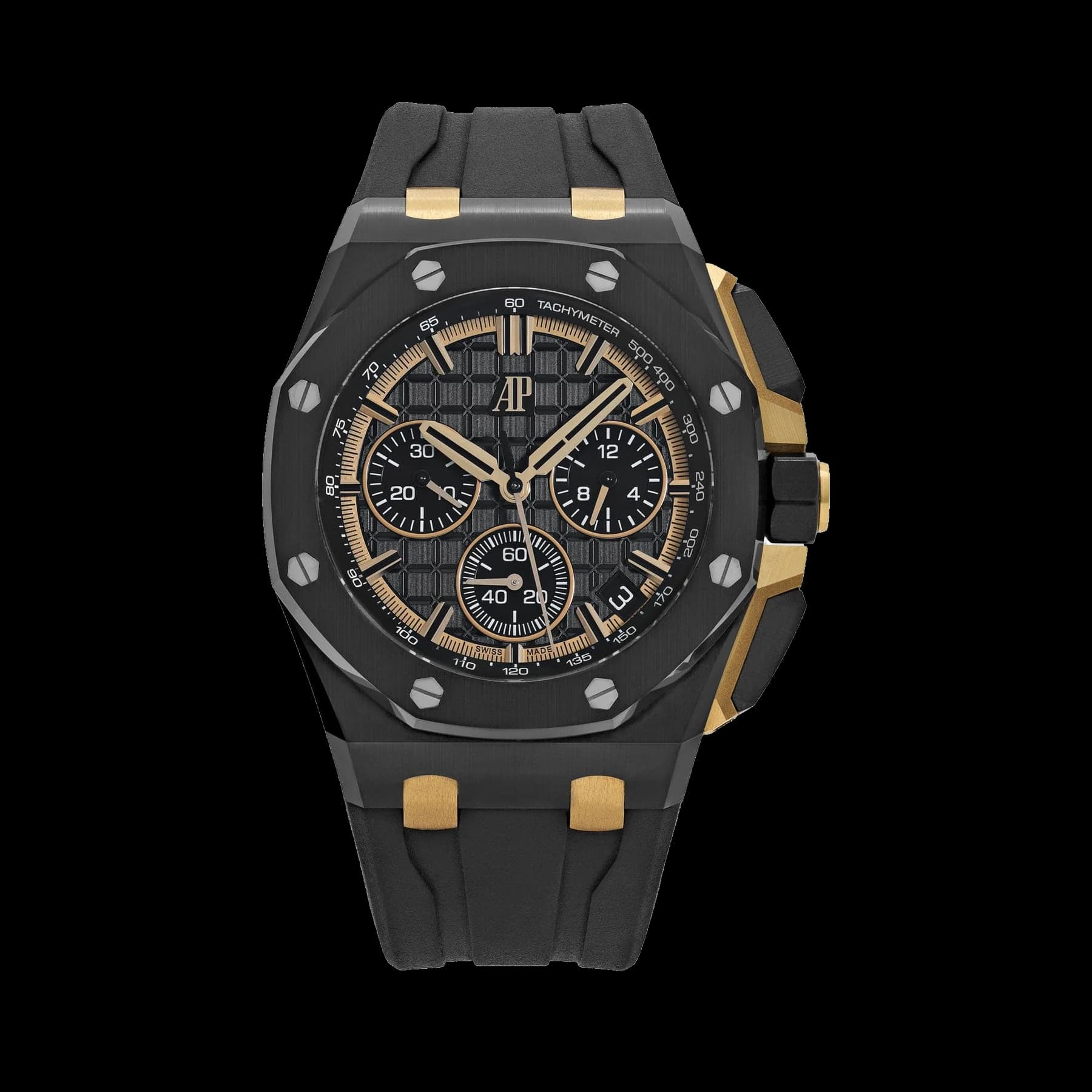 Audemars Piguet Royal Oak Offshore 26420CE.OO.A127CR.01 Chronograph Black Ceramic Yellow Gold Black Dial (2023)