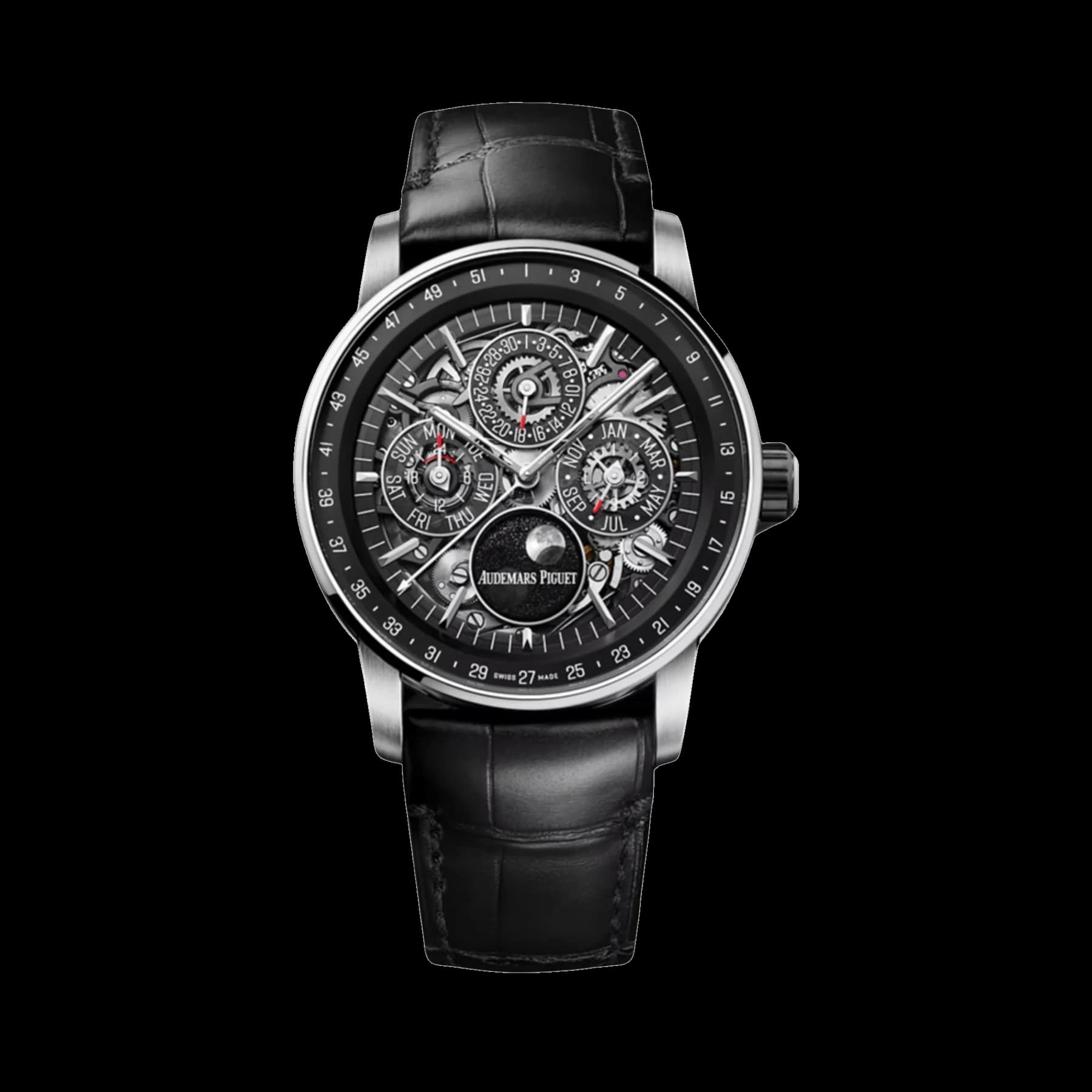 Audemars Piguet Code 11.59 Perpetual Calendar 26443NB.OO.D002CR.01 White Gold Black Ceramic Openworked Dial (2026)