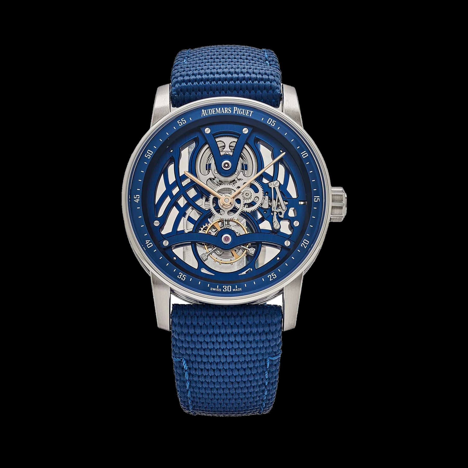 Audemars Piguet Code 11.59 Tourbillon Openworked 26600NB.OO.D346KB.01 White Gold Blue Ceramic Limited Edition of 50