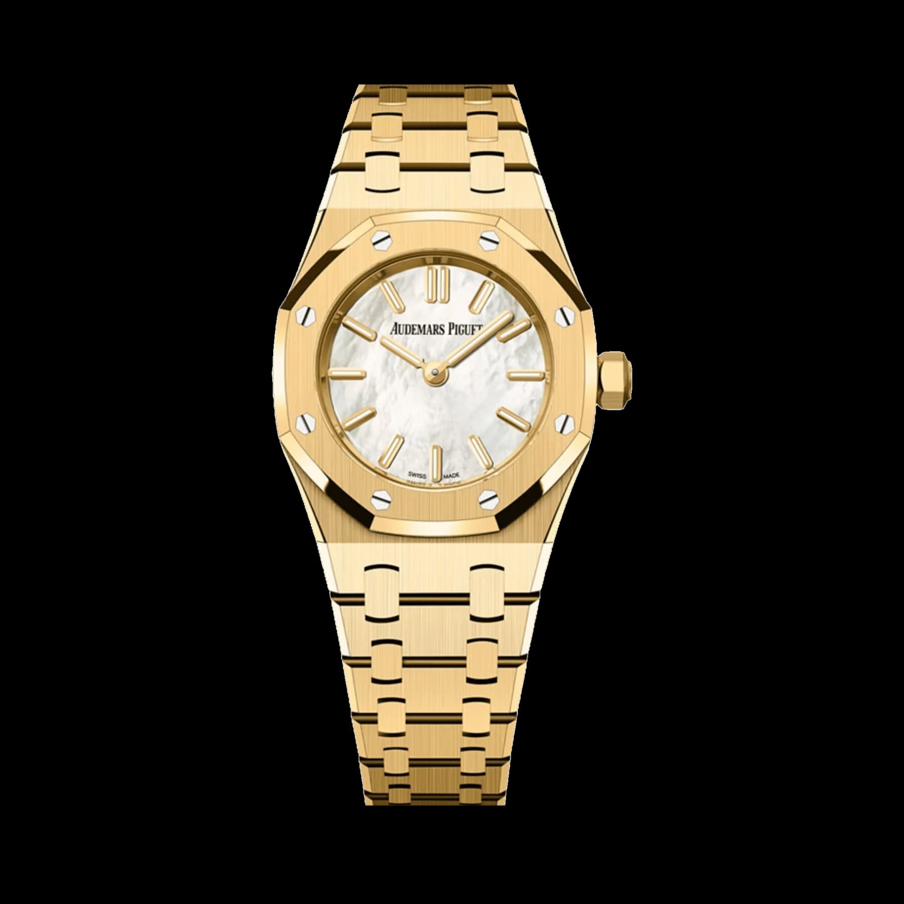 Audemars Piguet Royal Oak 67630BA.OO.1312BA.03-B 'Mini' Yellow Gold Mother of Pearl Dial Quartz (2026)