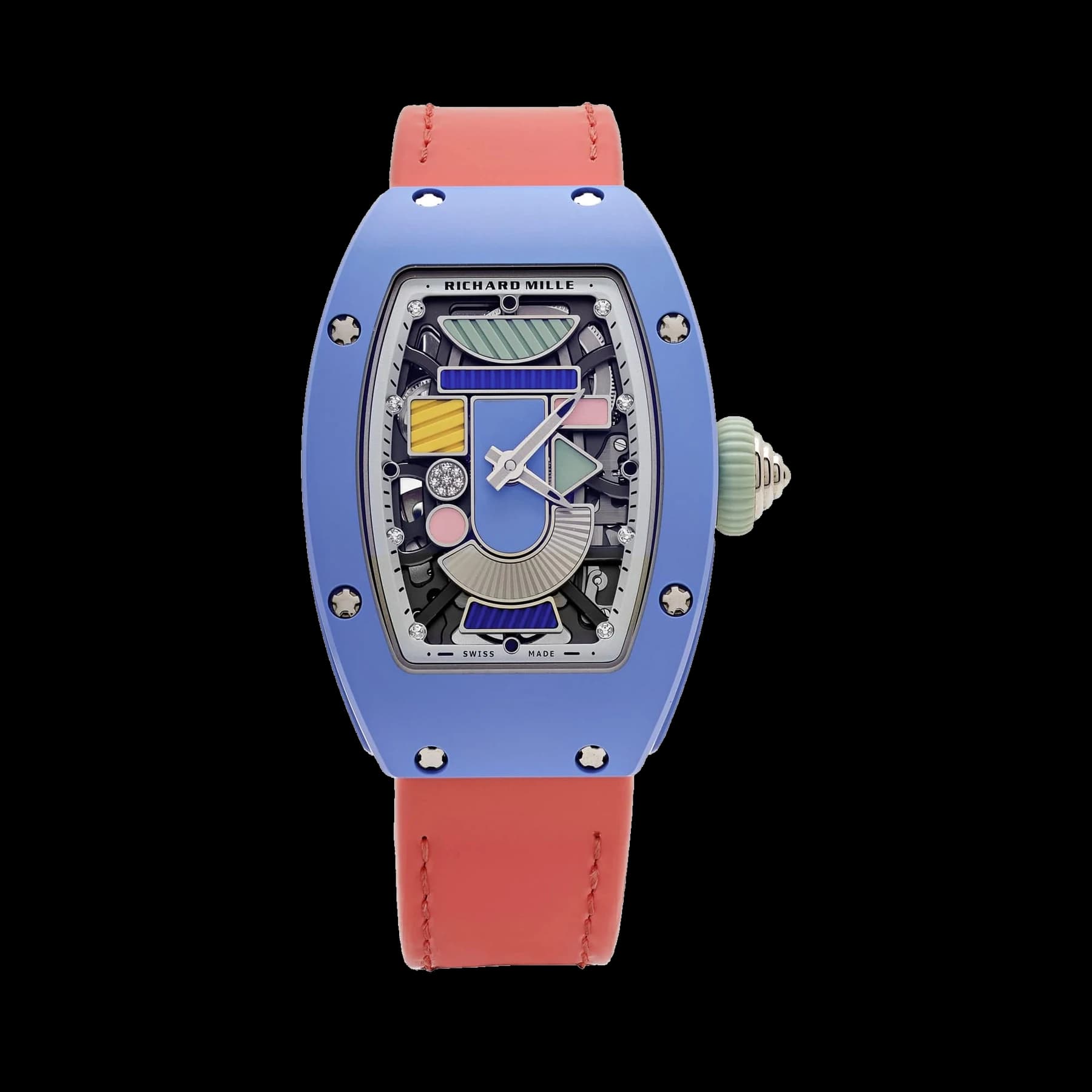 Richard Mille RM 07-01 'Ladies' Coloured Ceramics Powder Blue Ceramic Limited Edition