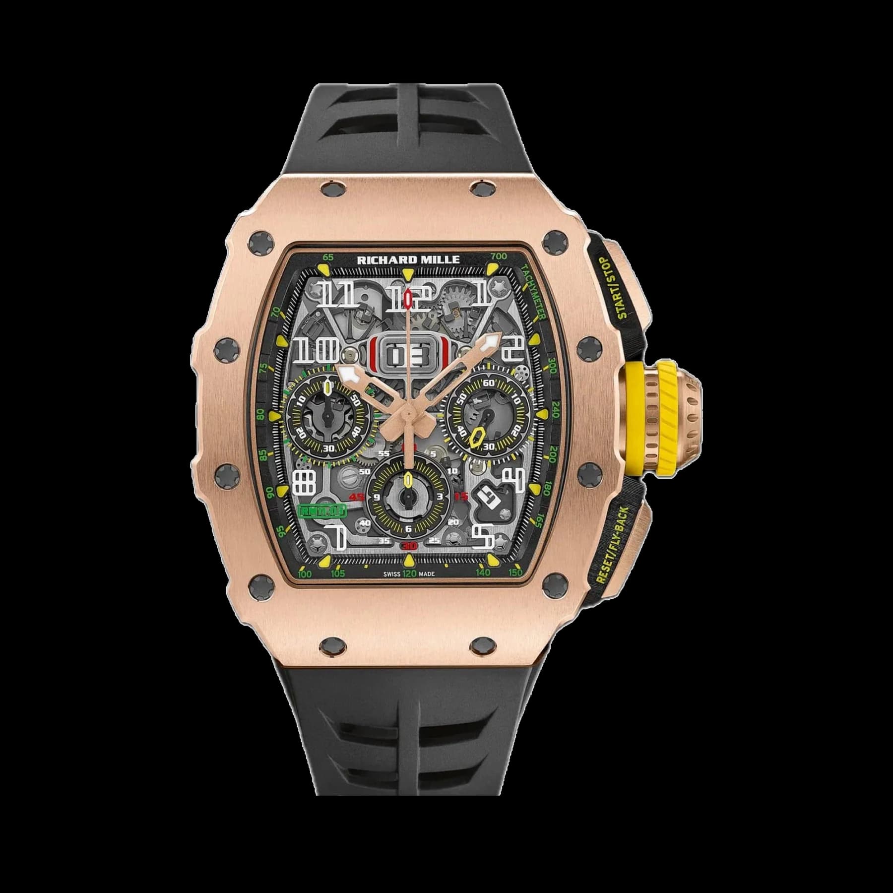 Richard Mille RM 11-03 Full Rose Gold Flyback Chronograph
