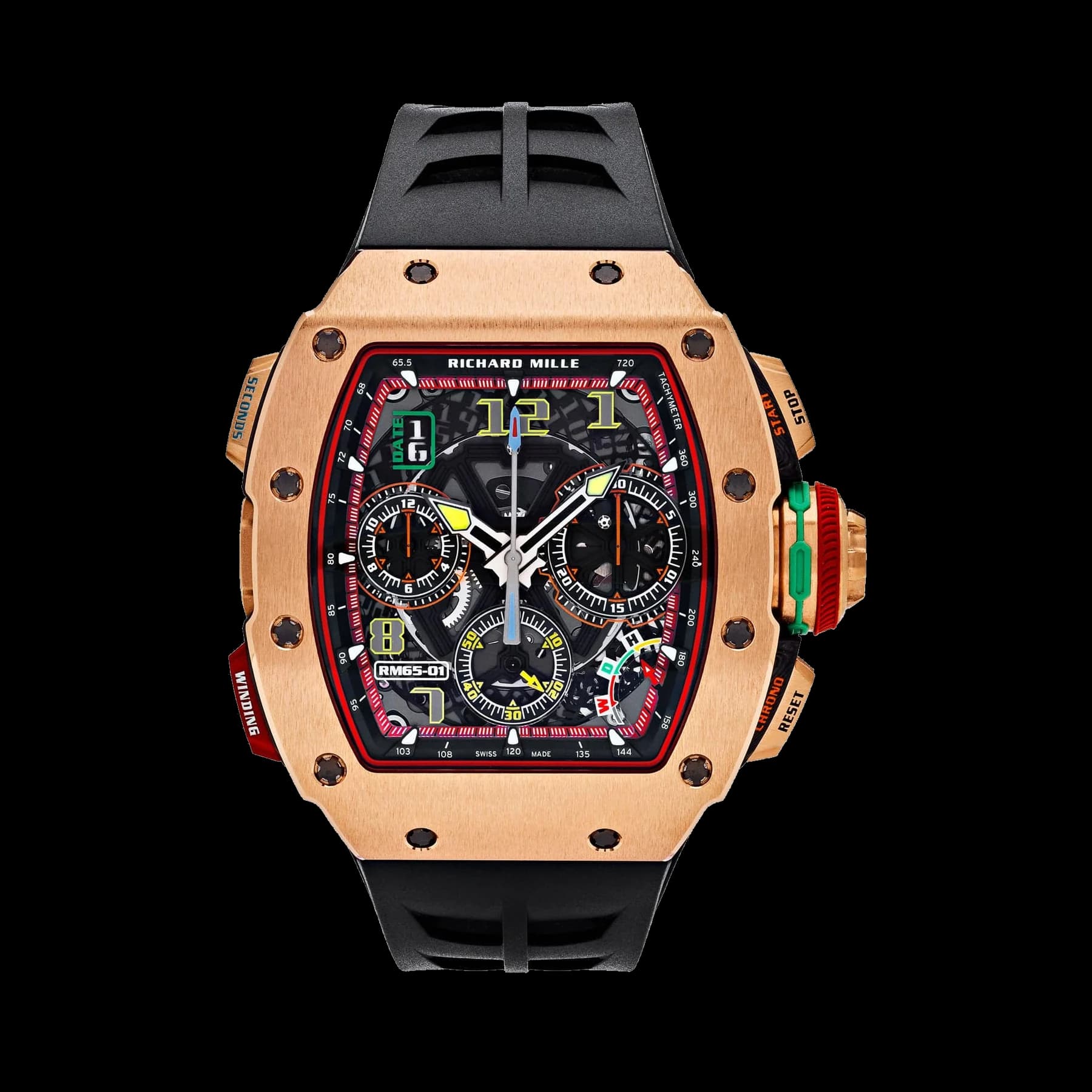 Richard Mille RM 65-01 Automatic Chronograph Full Rose Gold