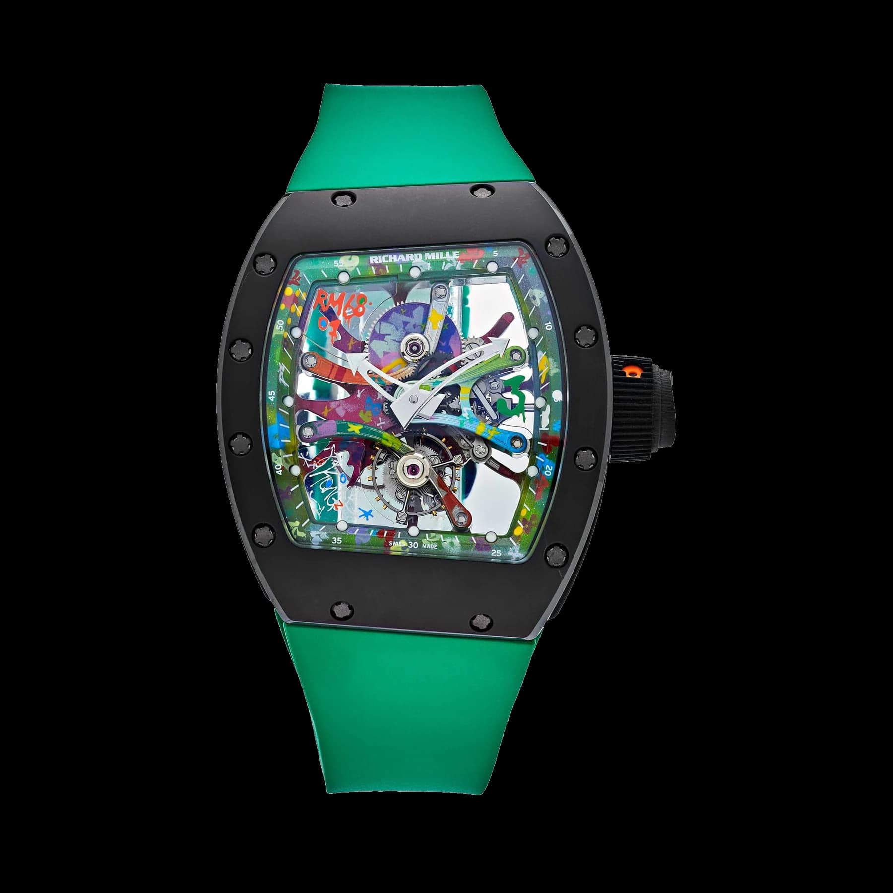 Richard Mille RM 68-01 Cyril Kongo Tourbillon Carbon Limited Edition of 30