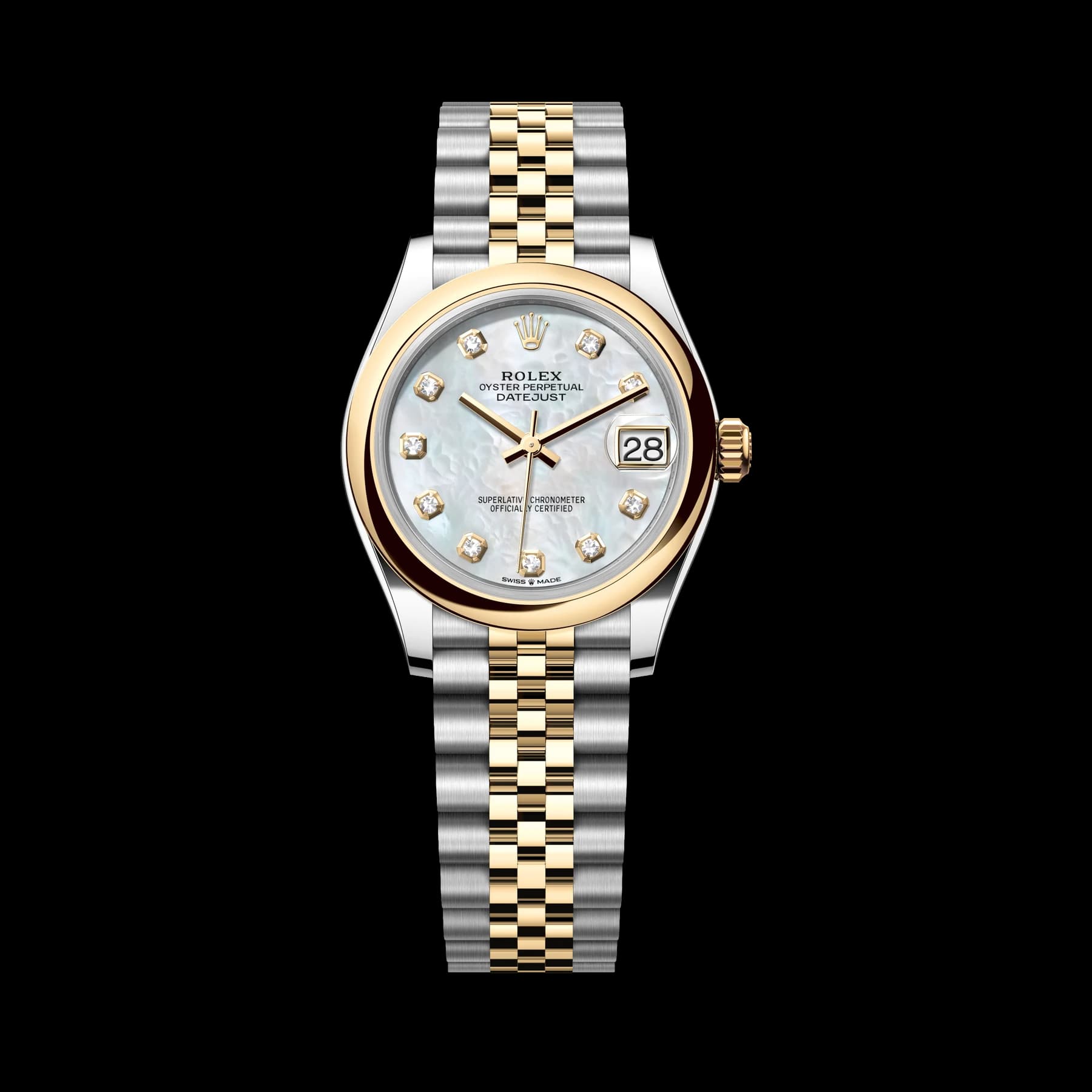 Rolex Datejust 31 watch: Oystersteel and yellow gold - m278243-0028