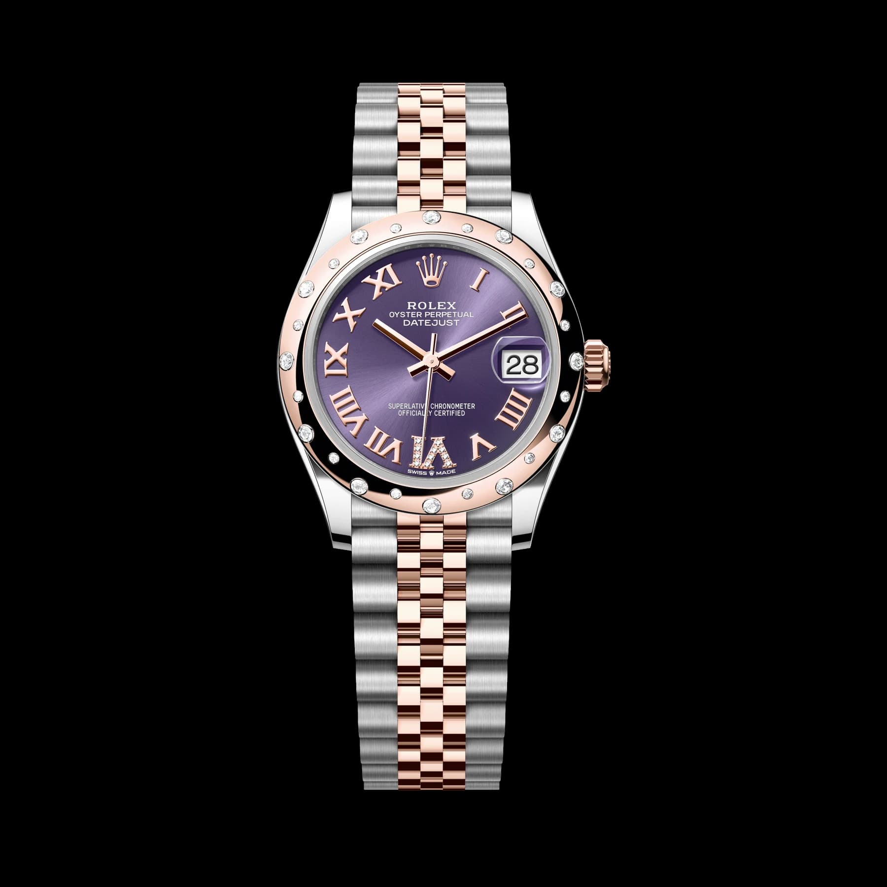Rolex Datejust 31 watch: Oystersteel and Everose gold - m278341rbr-0020