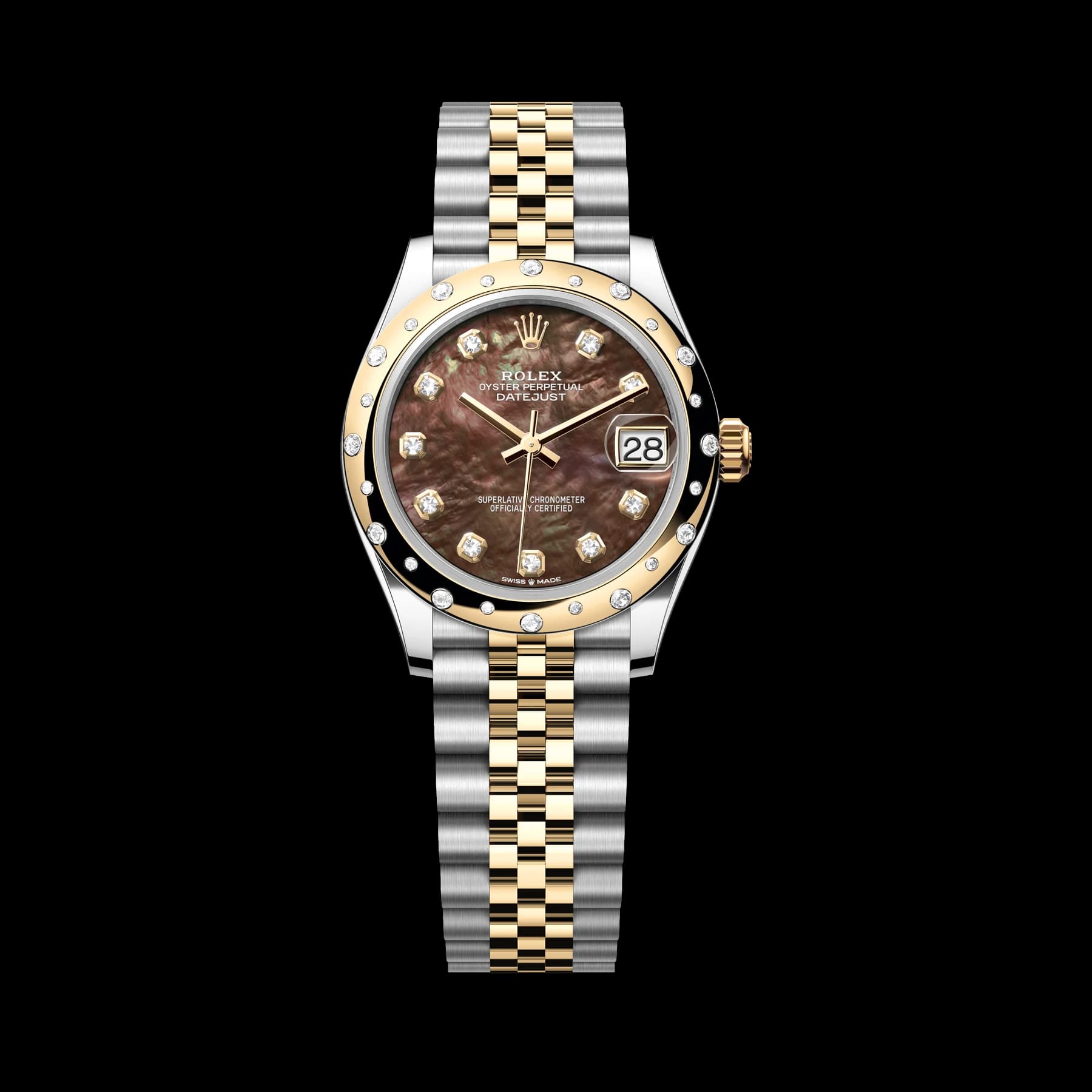Rolex Datejust 31 watch: Oystersteel and yellow gold - m278343rbr-0024