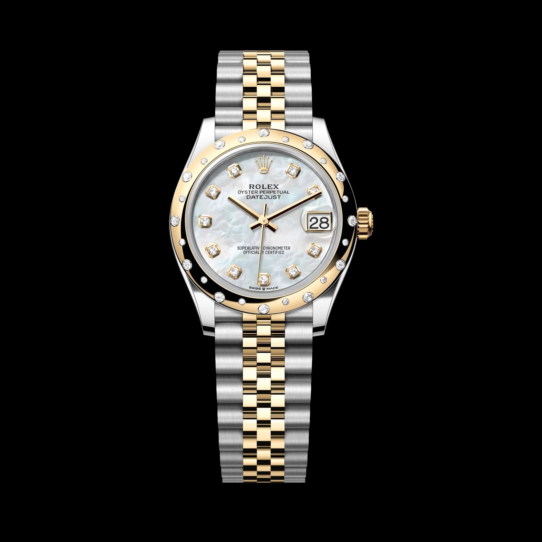 Rolex Datejust 31 watch: Oystersteel and yellow gold - m278343rbr-0028