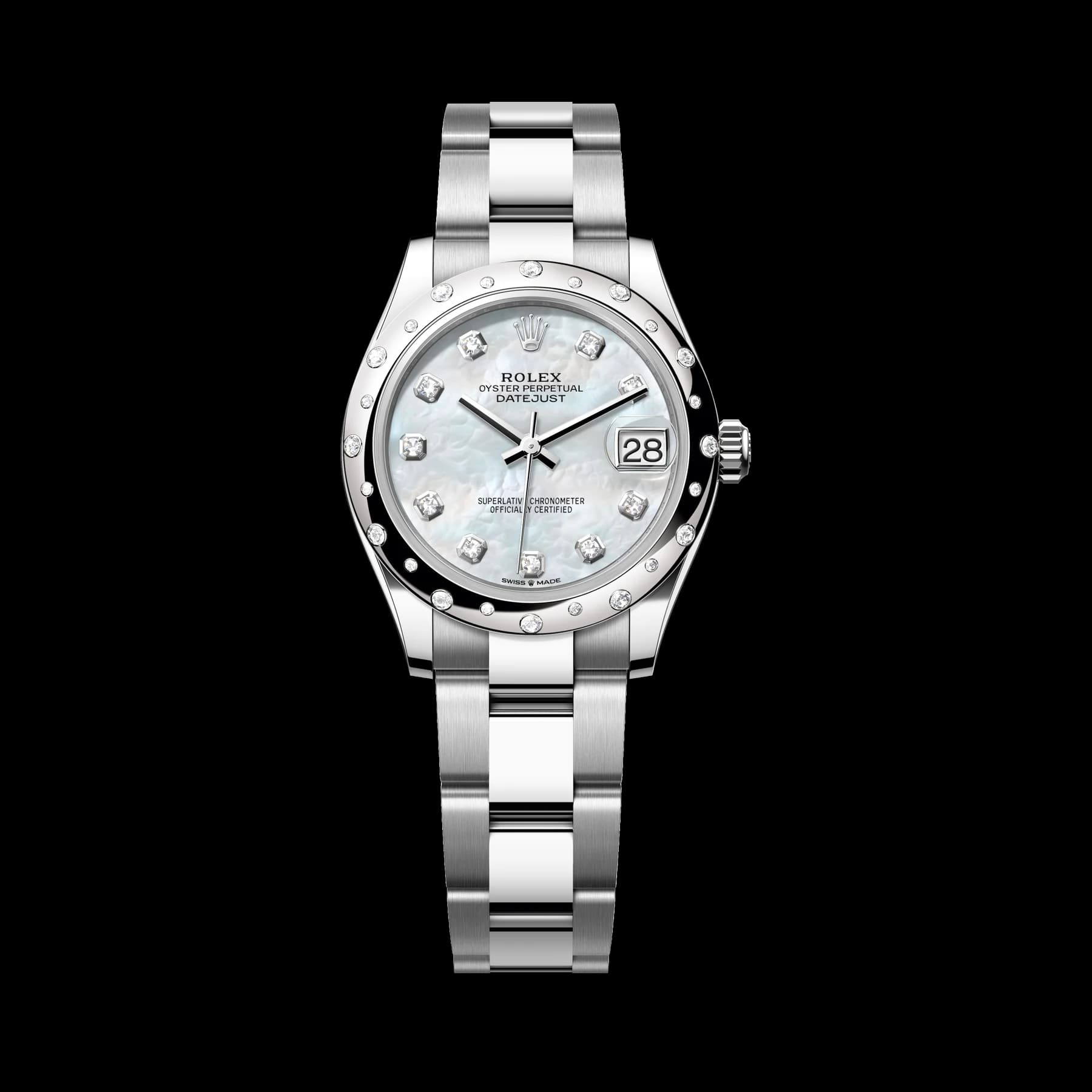 Rolex Datejust 31 watch: Oystersteel and white gold - m278344rbr-0005
