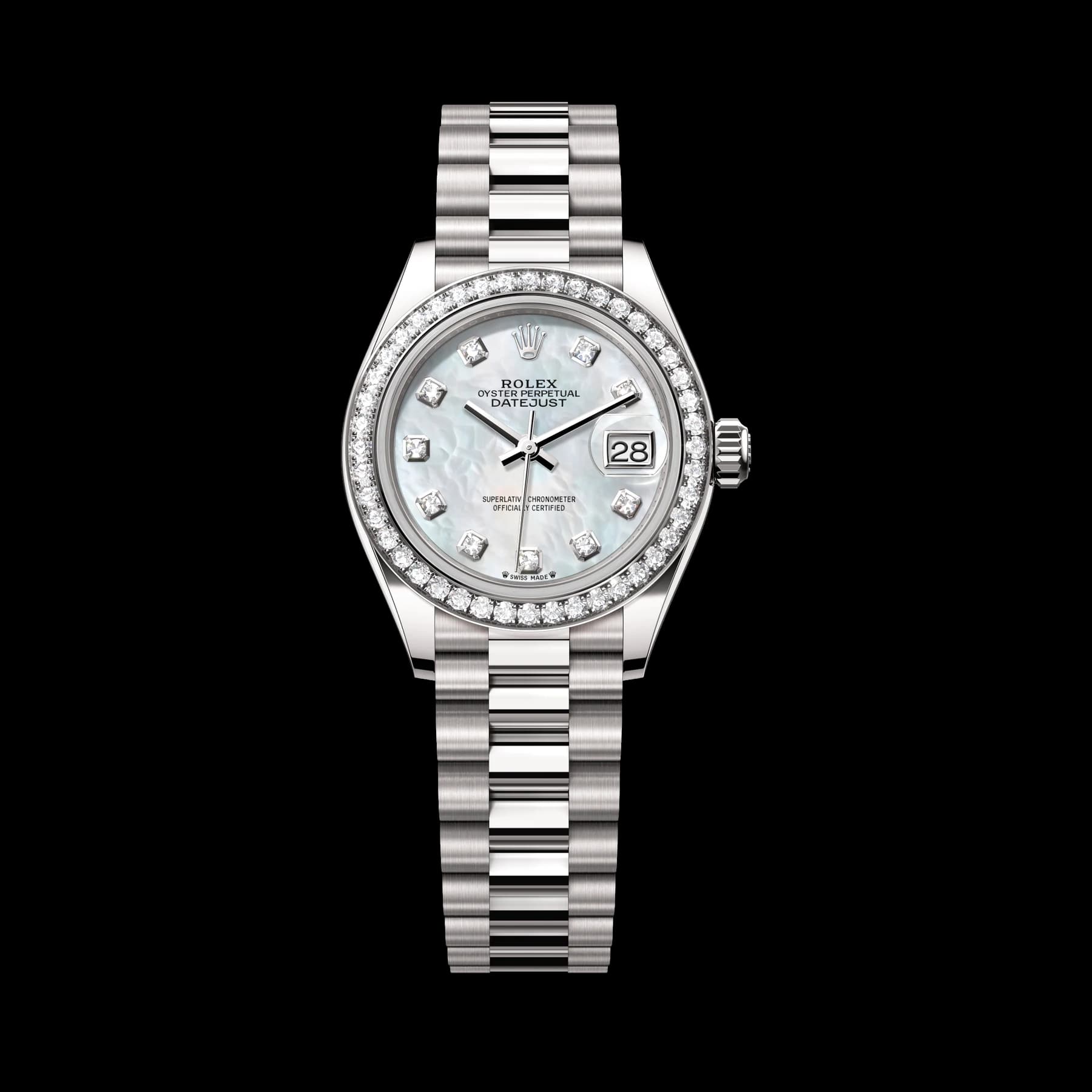 Rolex Lady-Datejust watch: 18 kt white gold - m279139rbr-0008