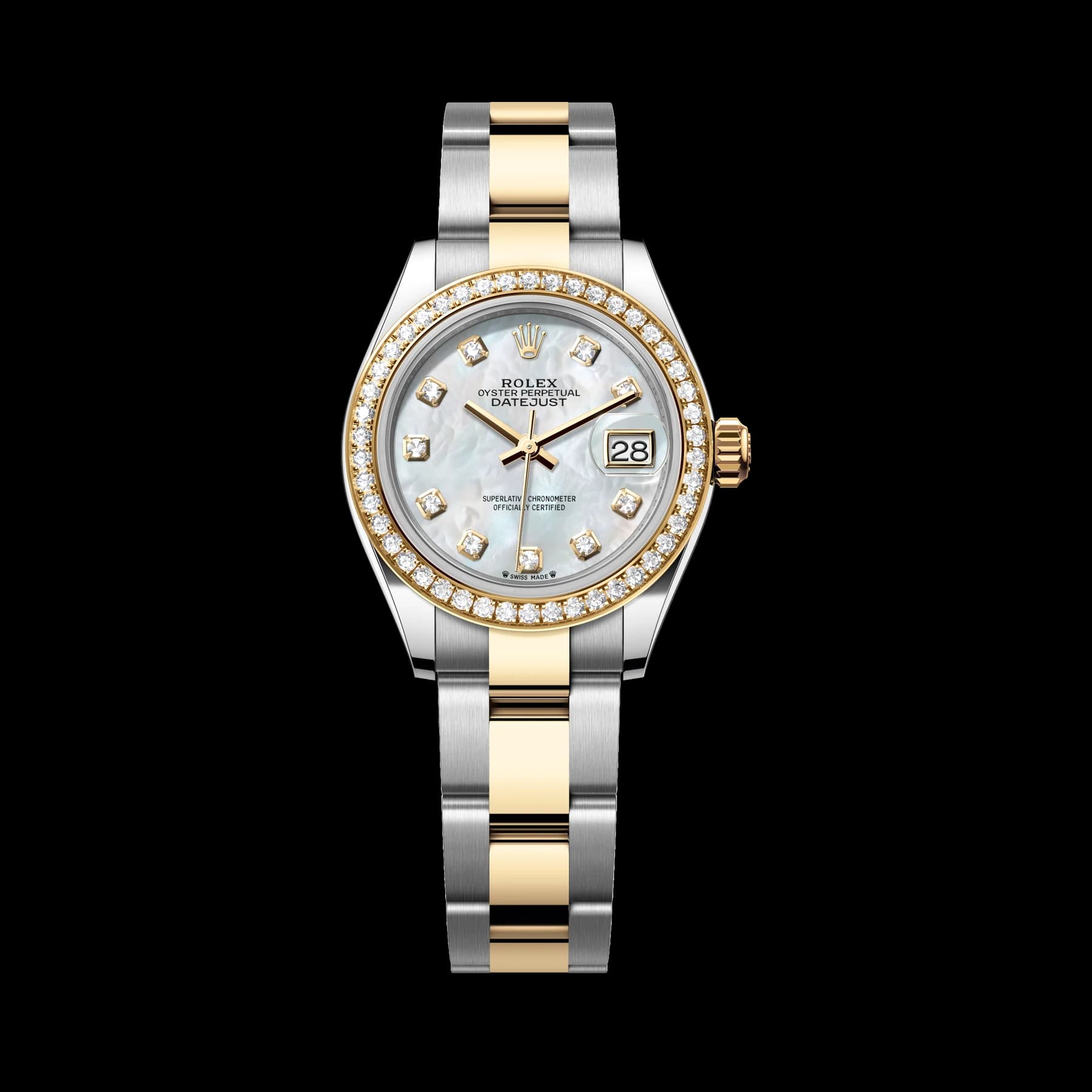Rolex Lady-Datejust watch: Oystersteel and yellow gold - m279383rbr-0020