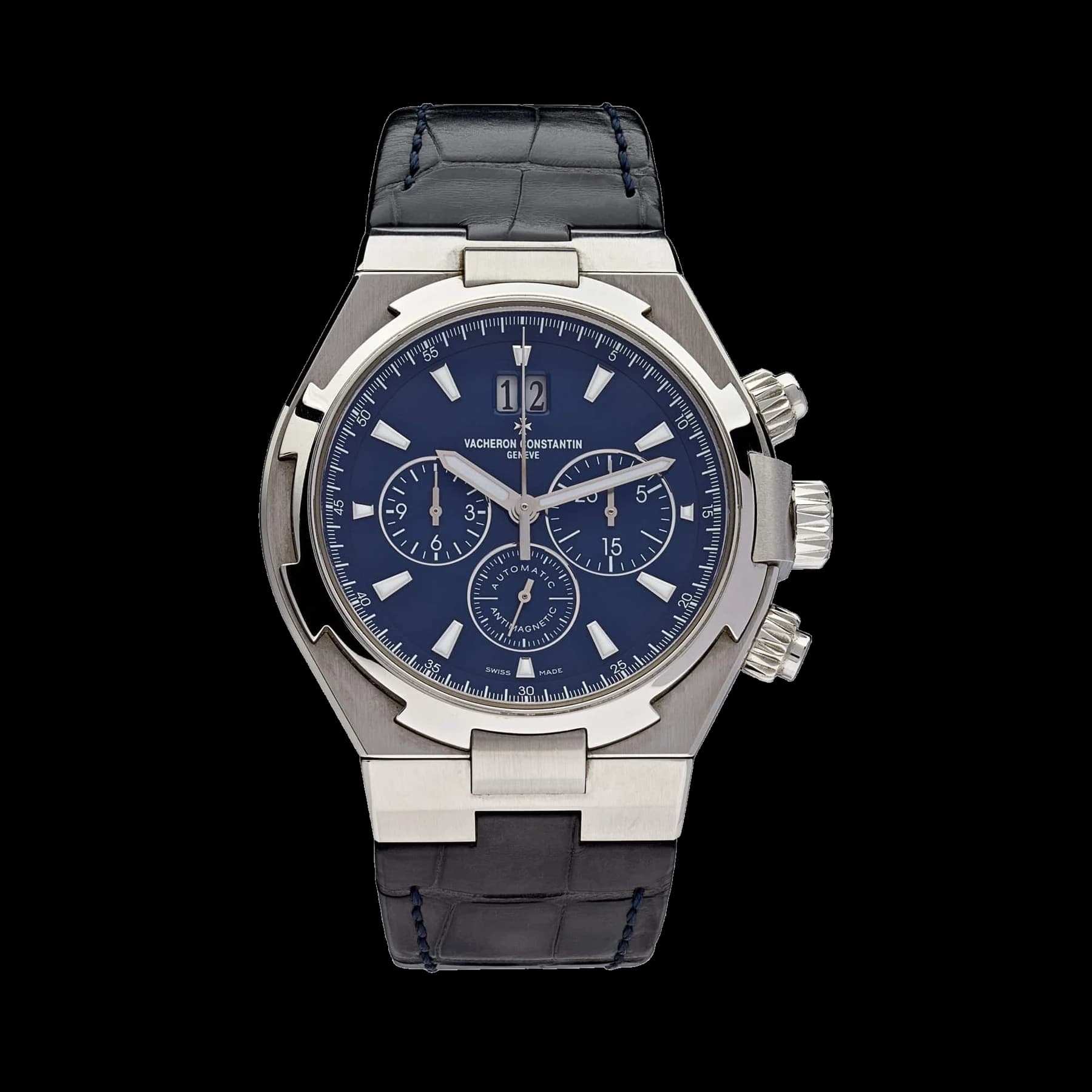 Vacheron Constantin Overseas Chronograph 49150/000A-9745 Stainless Steel Blue Dial