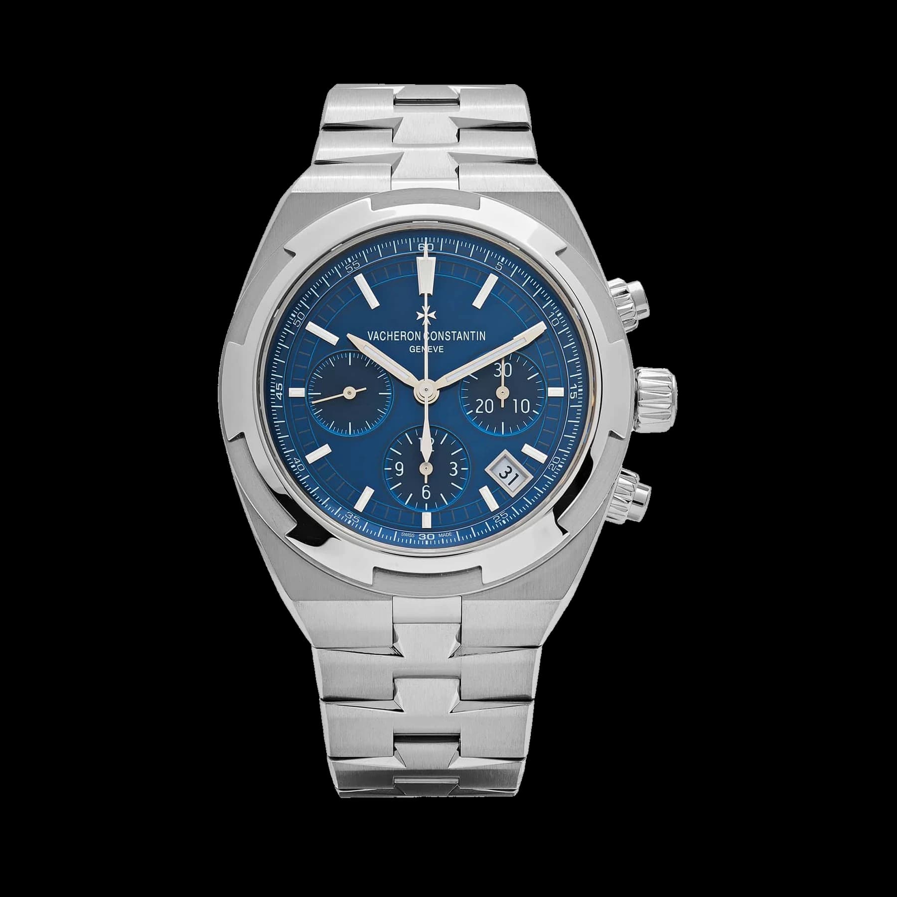Vacheron Constantin Overseas Chronograph 5500V/110A-B148 Stainless Steel Blue Dial