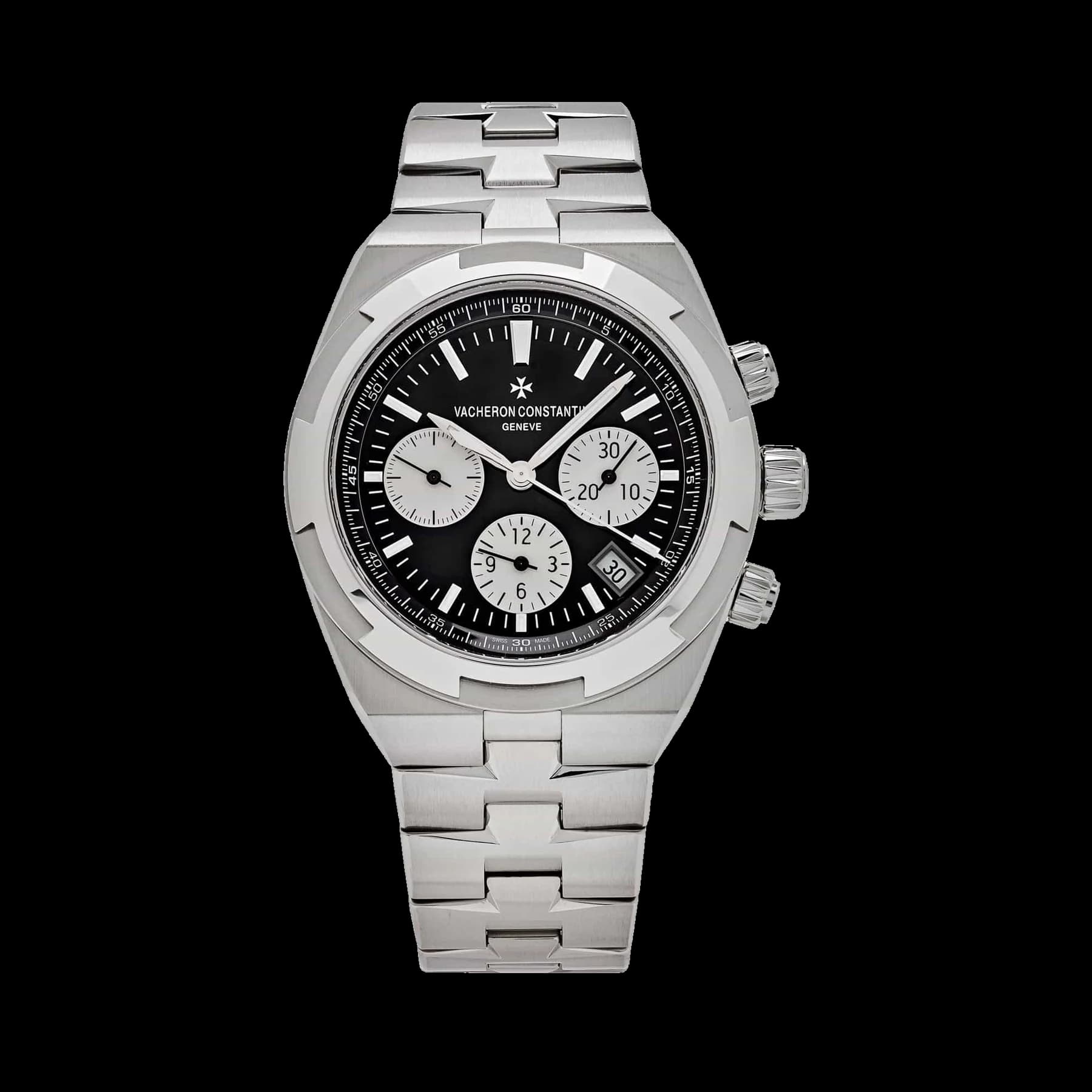 Vacheron Constantin Overseas Chronograph 5500V/110A-B481 Stainless Steel Black Dial