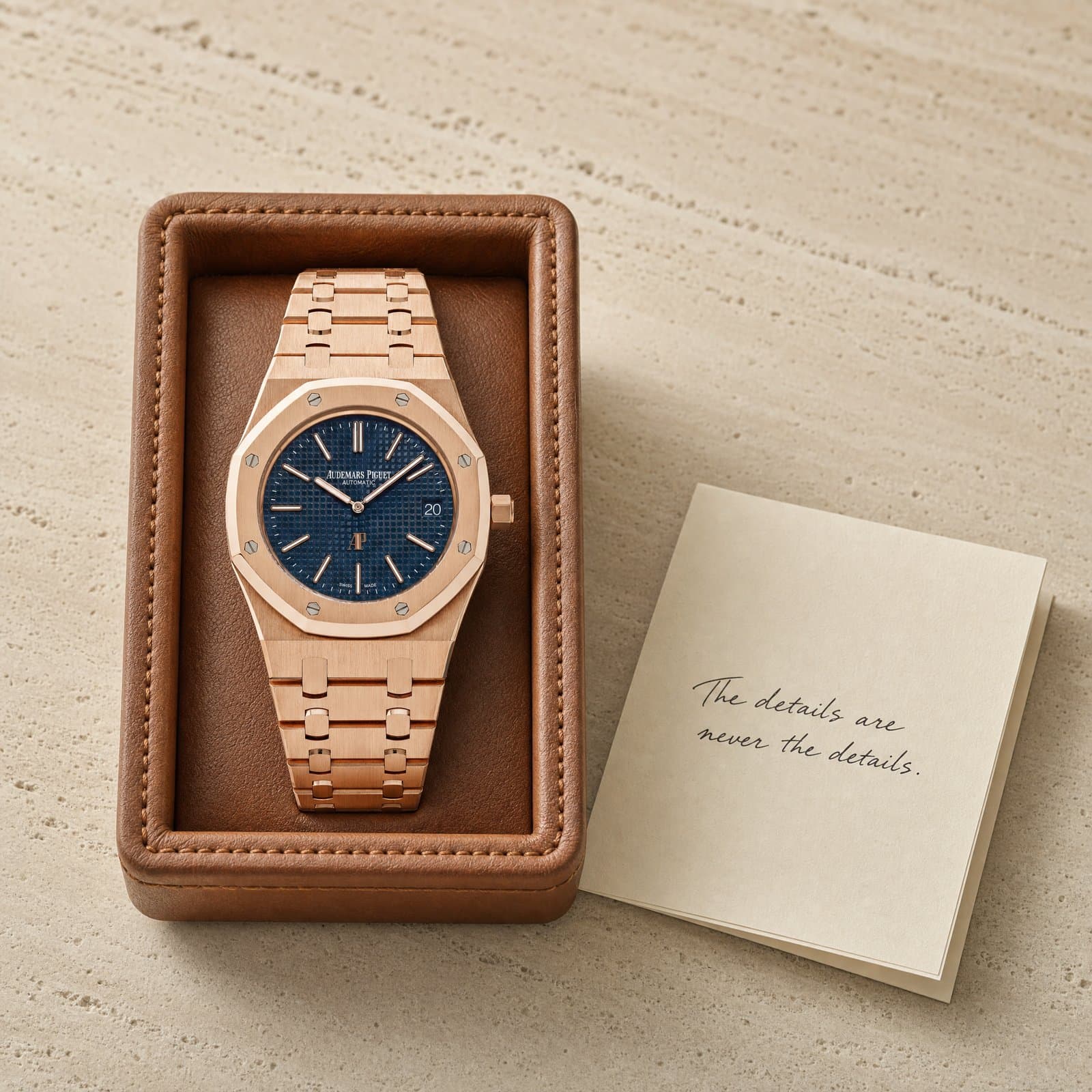A Royal Oak presented on the concierge tray