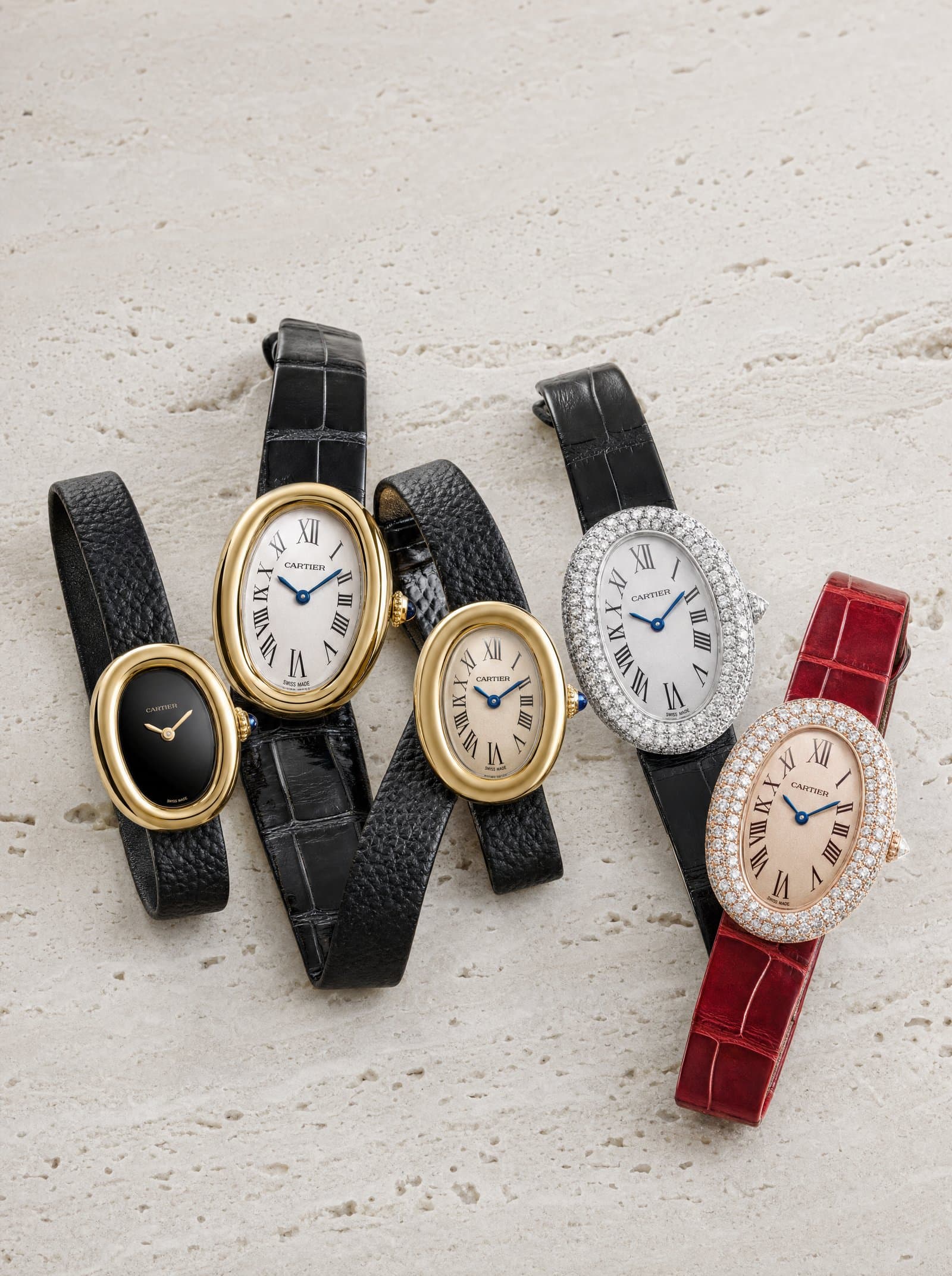 A timepiece presented on the concierge tray