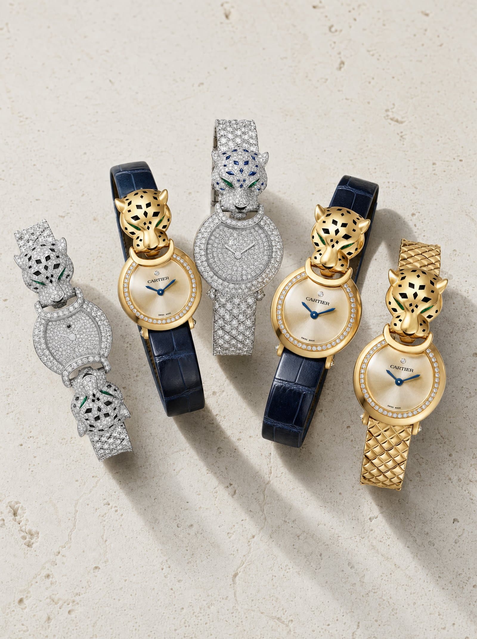 A timepiece presented on the concierge tray