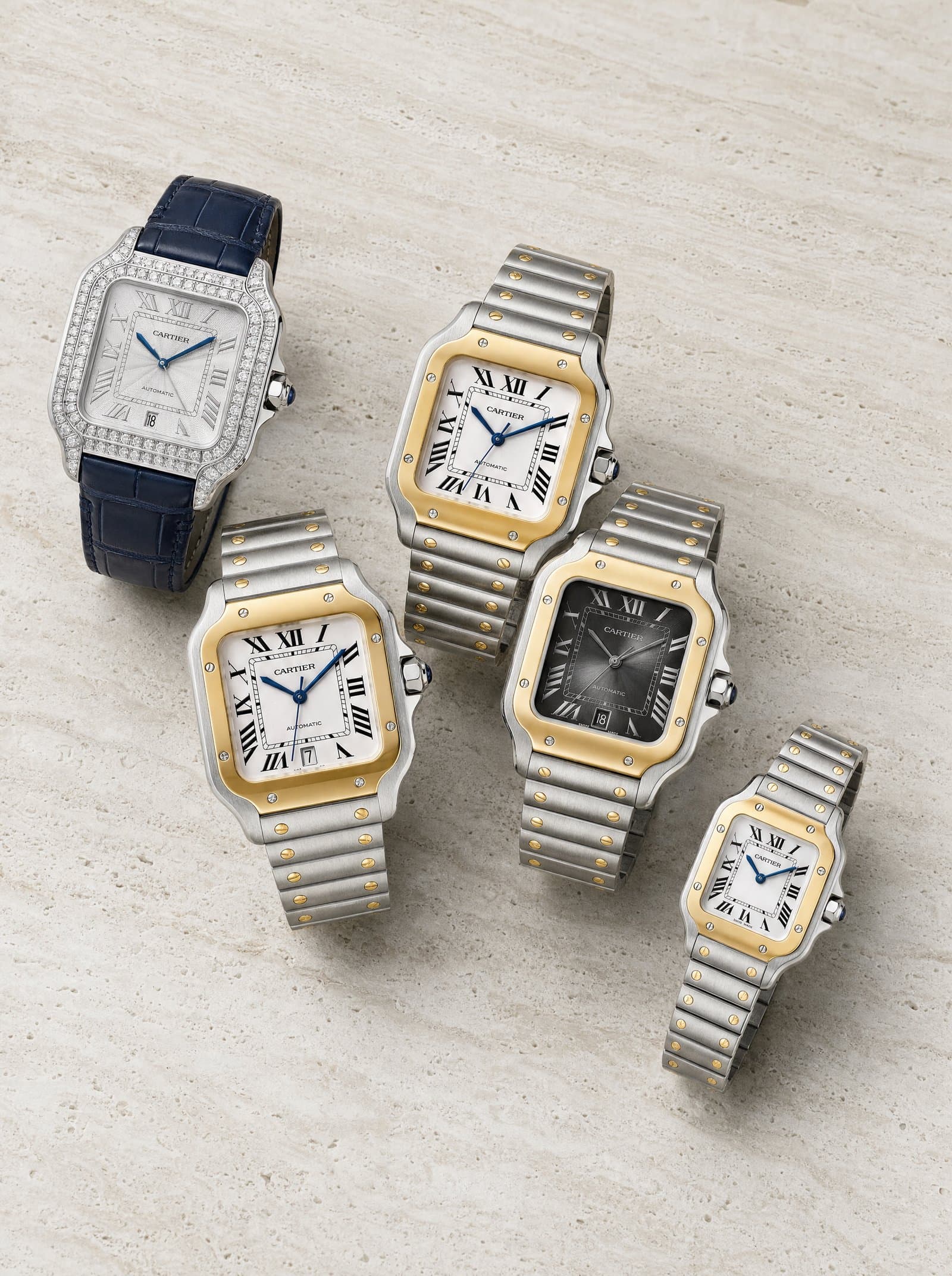 A timepiece presented on the concierge tray