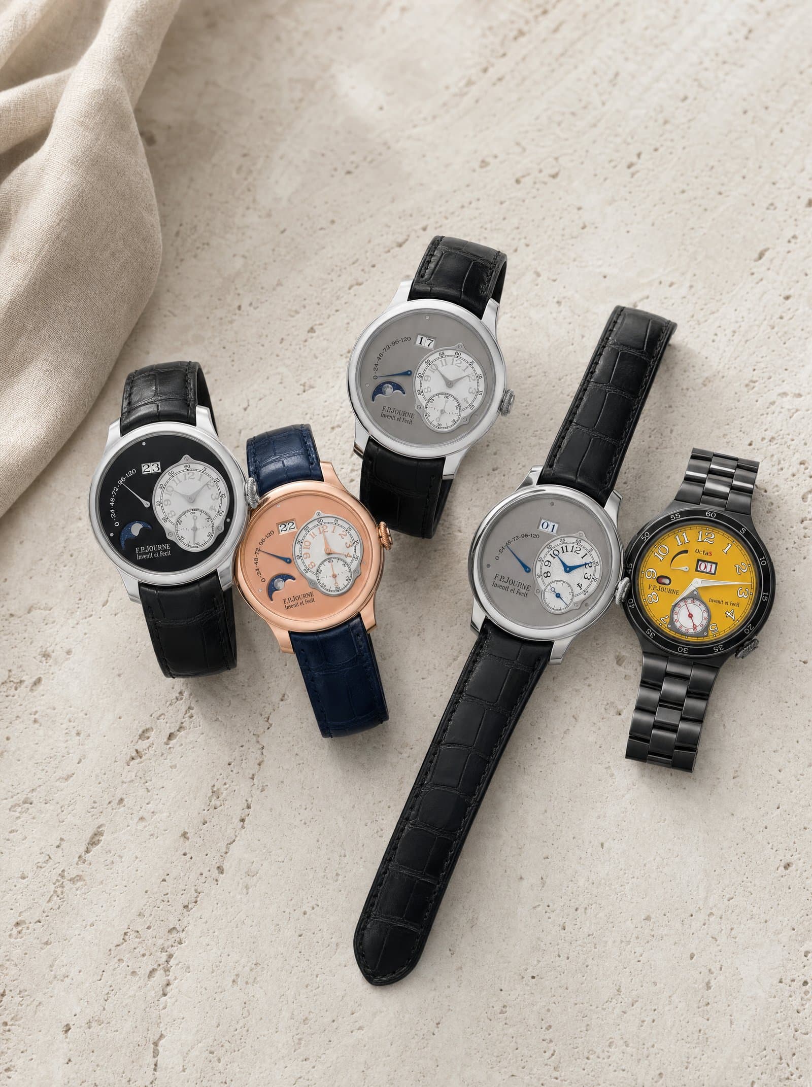 A timepiece presented on the concierge tray