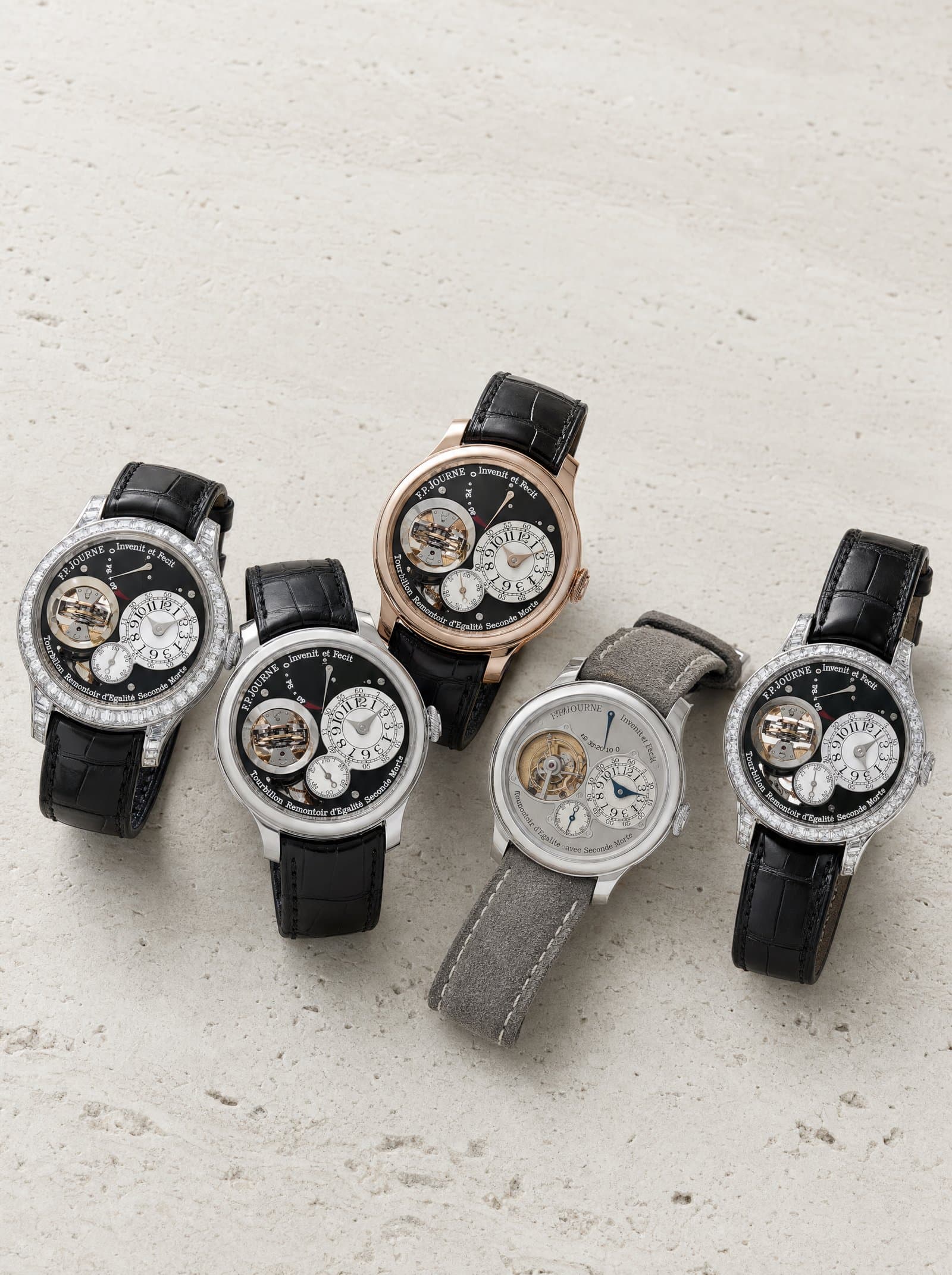 A timepiece presented on the concierge tray