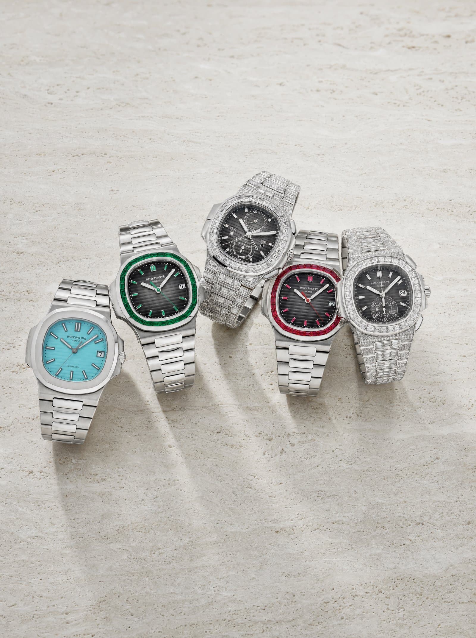 A timepiece presented on the concierge tray