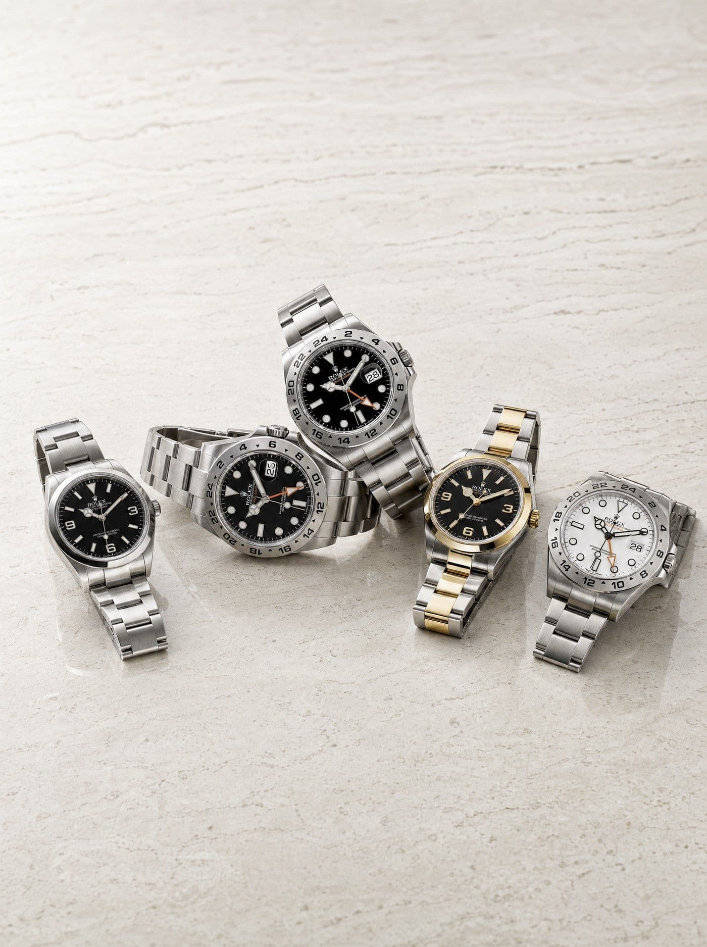 A timepiece presented on the concierge tray