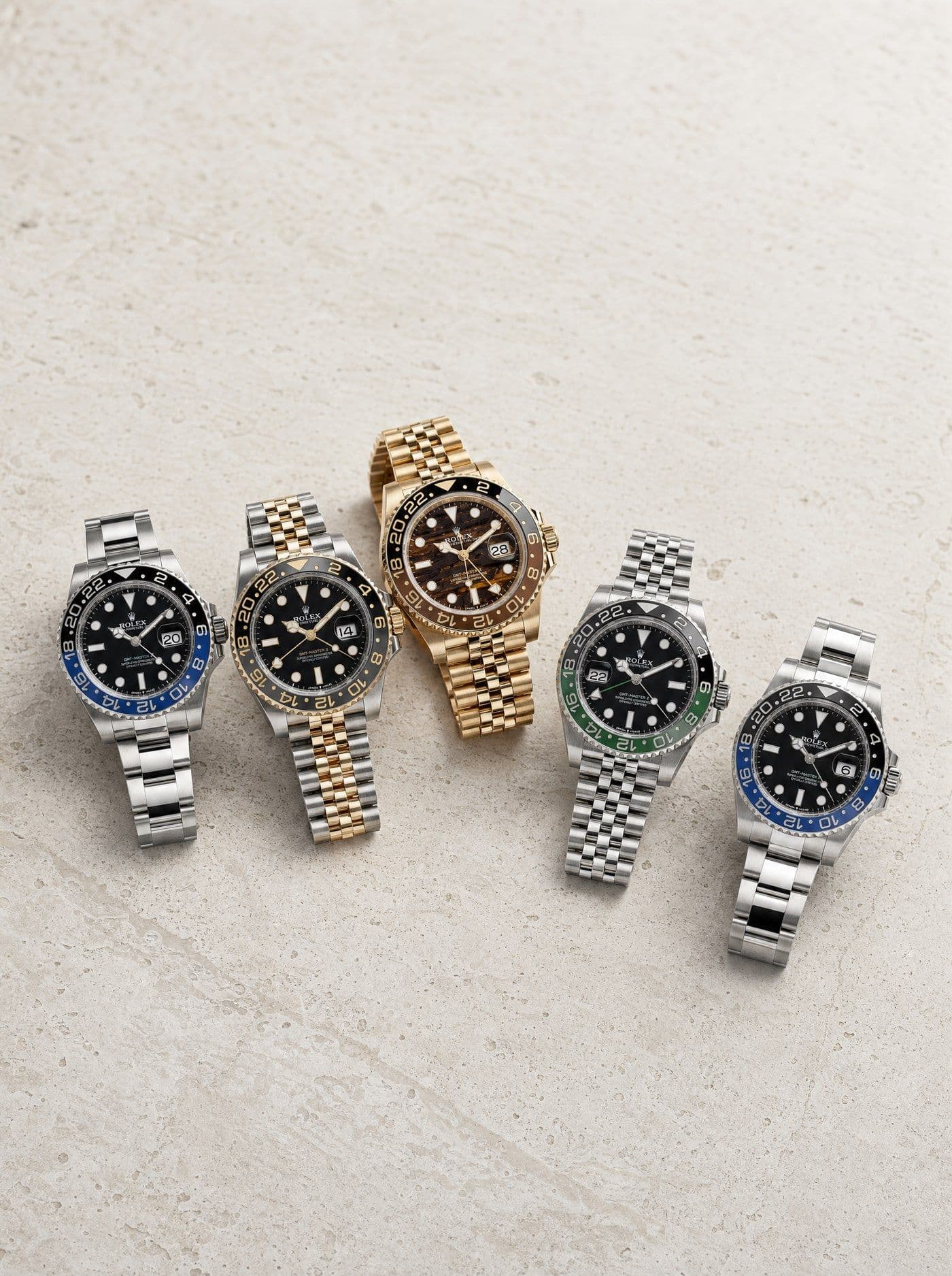 A timepiece presented on the concierge tray