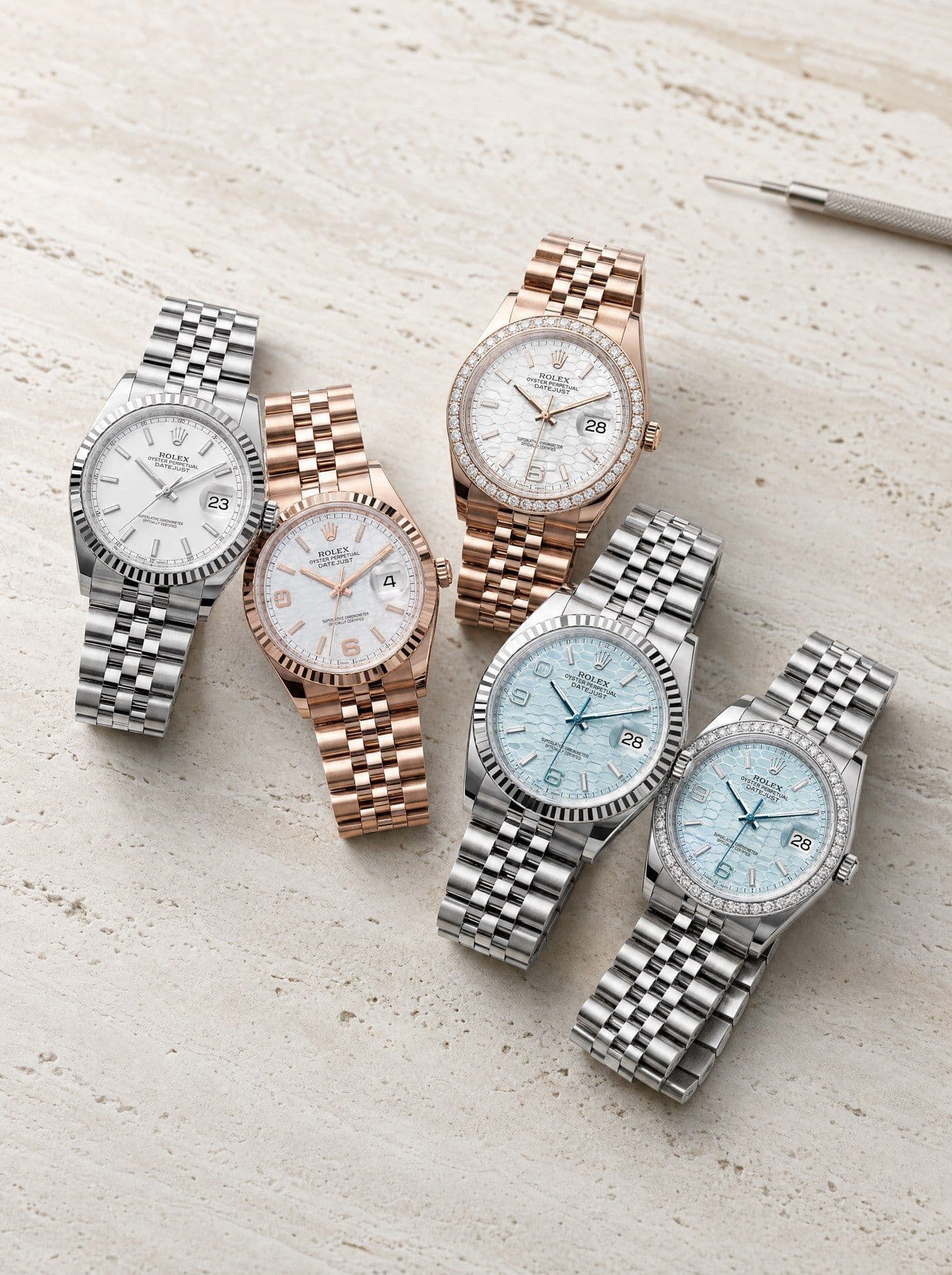 A timepiece presented on the concierge tray