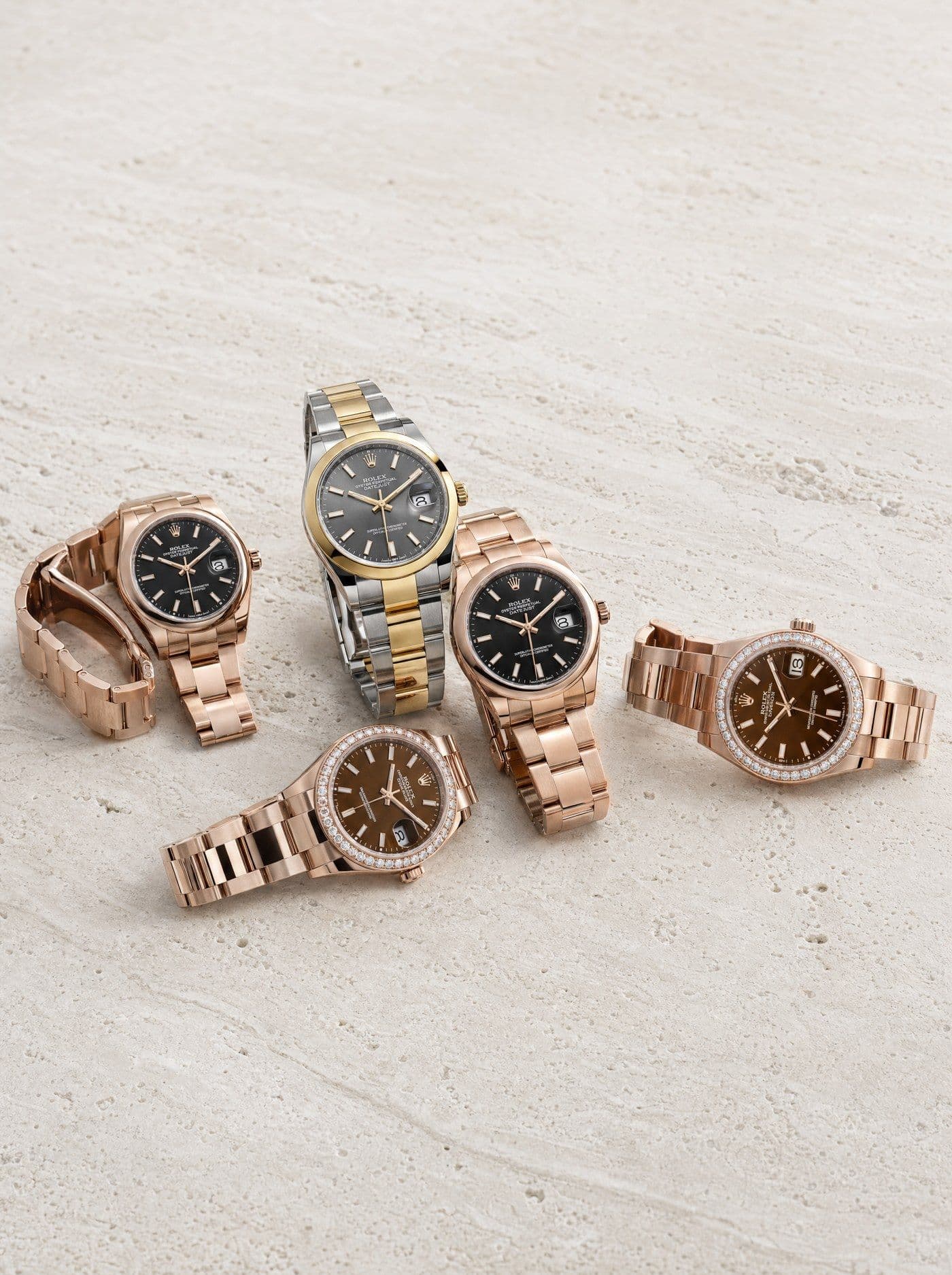 A timepiece presented on the concierge tray
