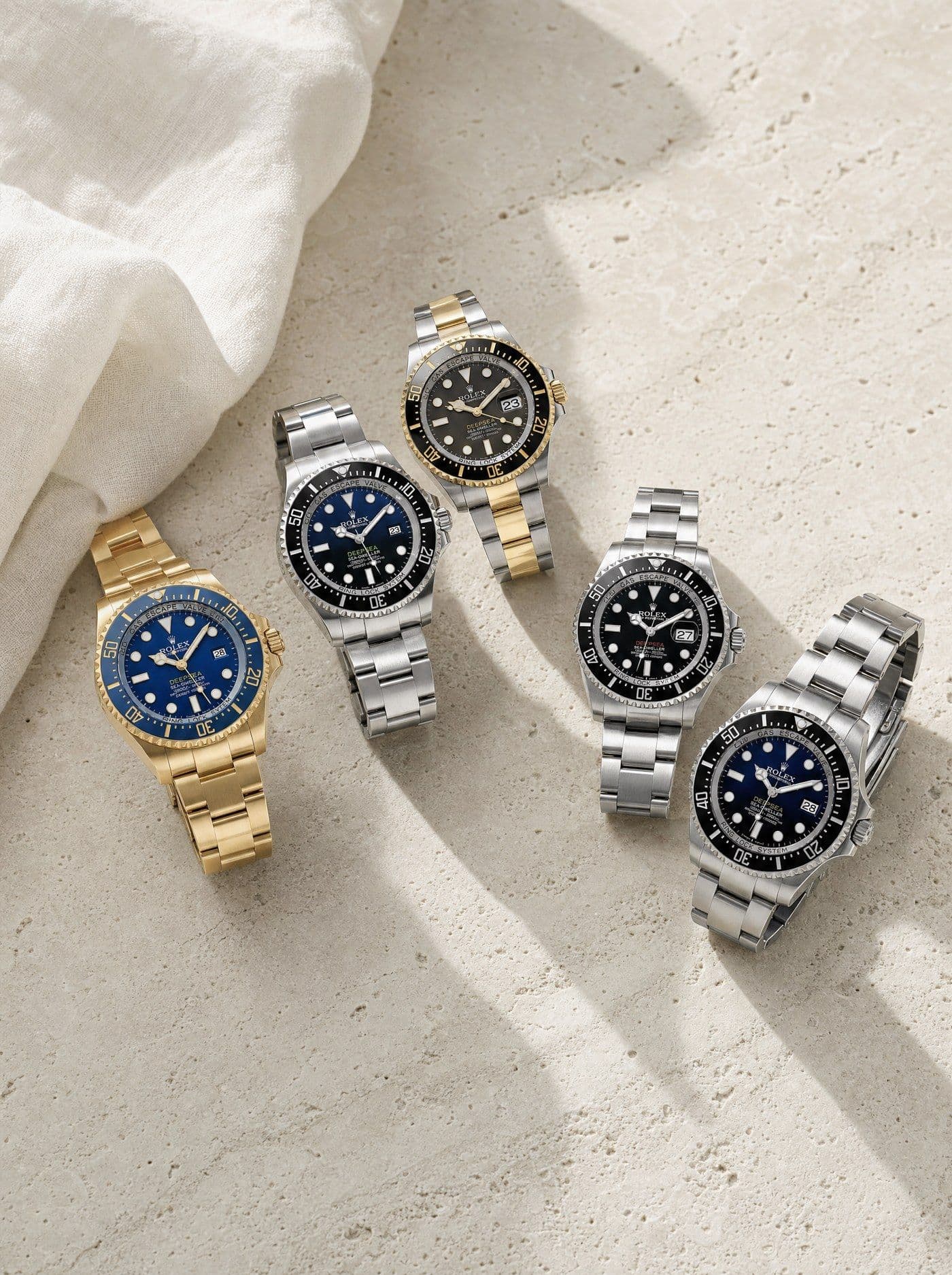 A timepiece presented on the concierge tray