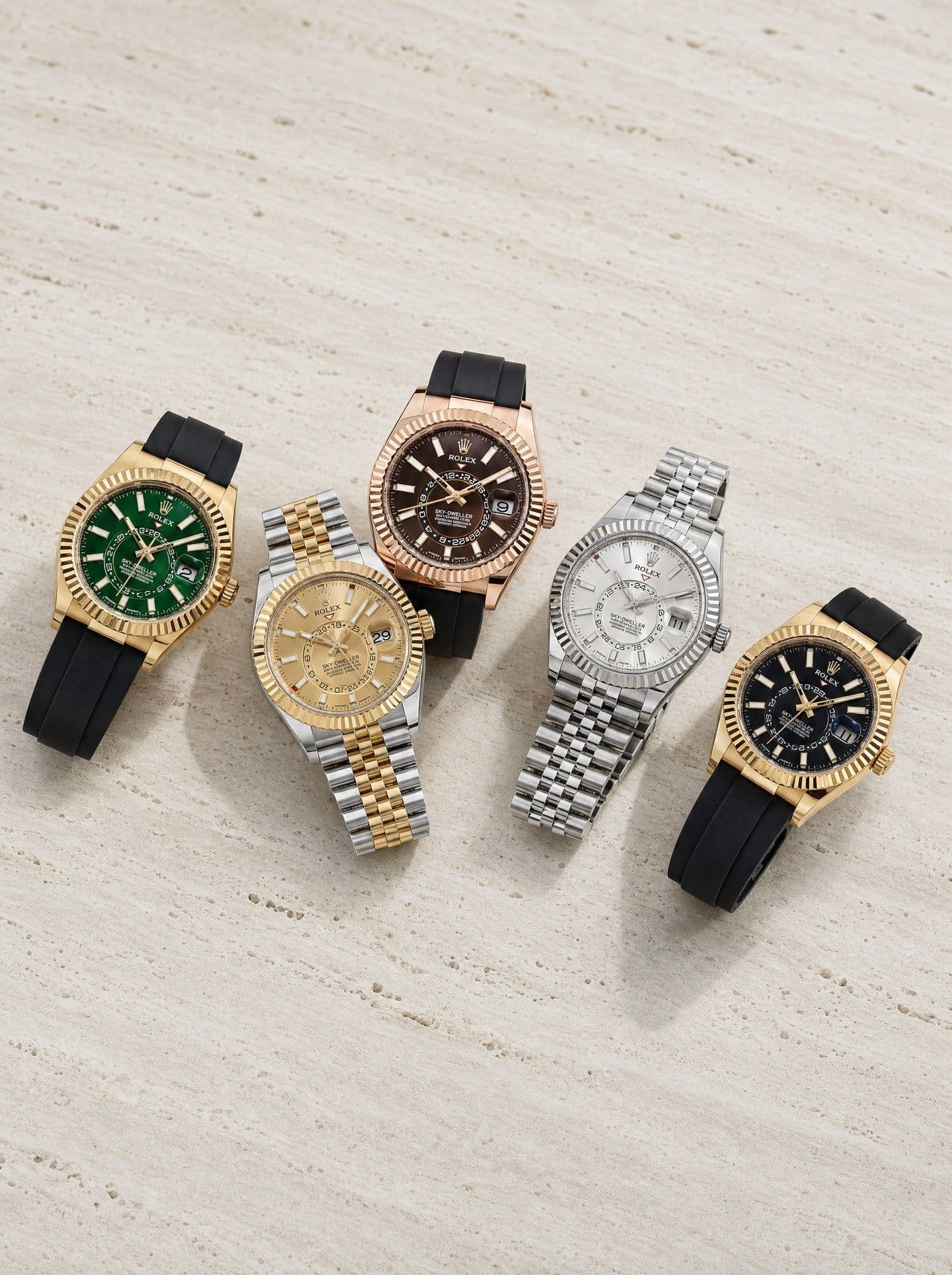 A timepiece presented on the concierge tray