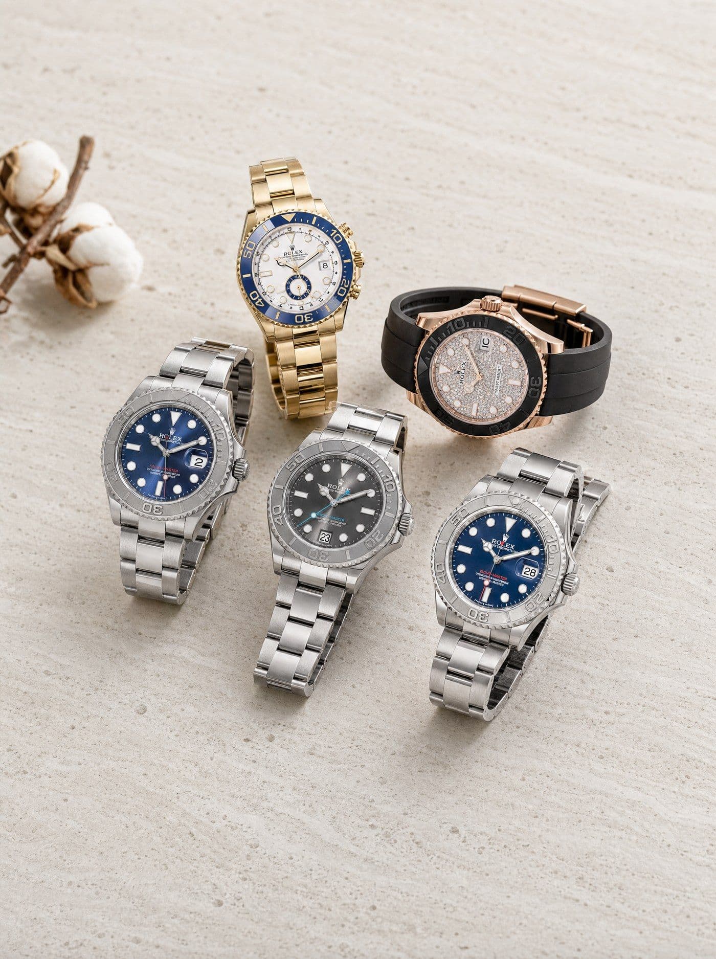 A timepiece presented on the concierge tray