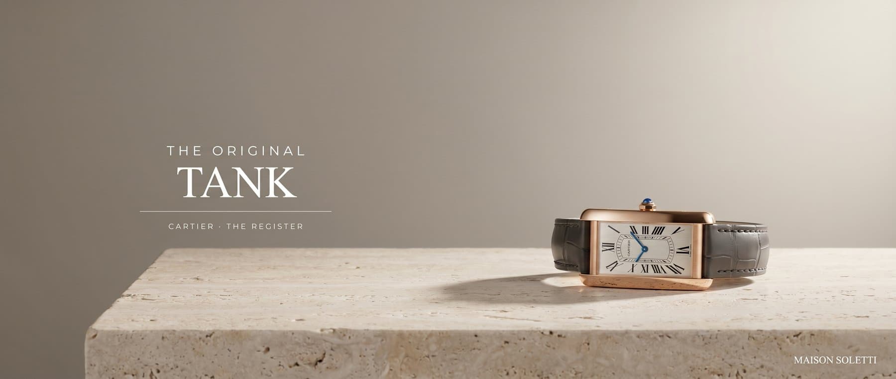 Cartier Tank — A century of the most elegant watch in the world.