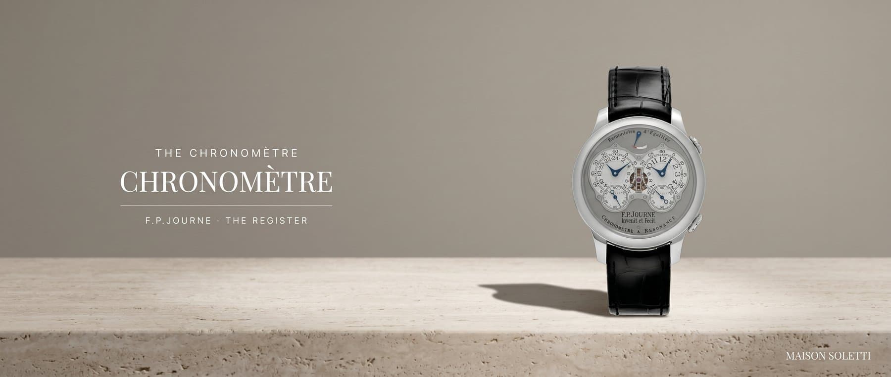 F.P.Journe Chronomètre — The pursuit of precision, signed by hand.