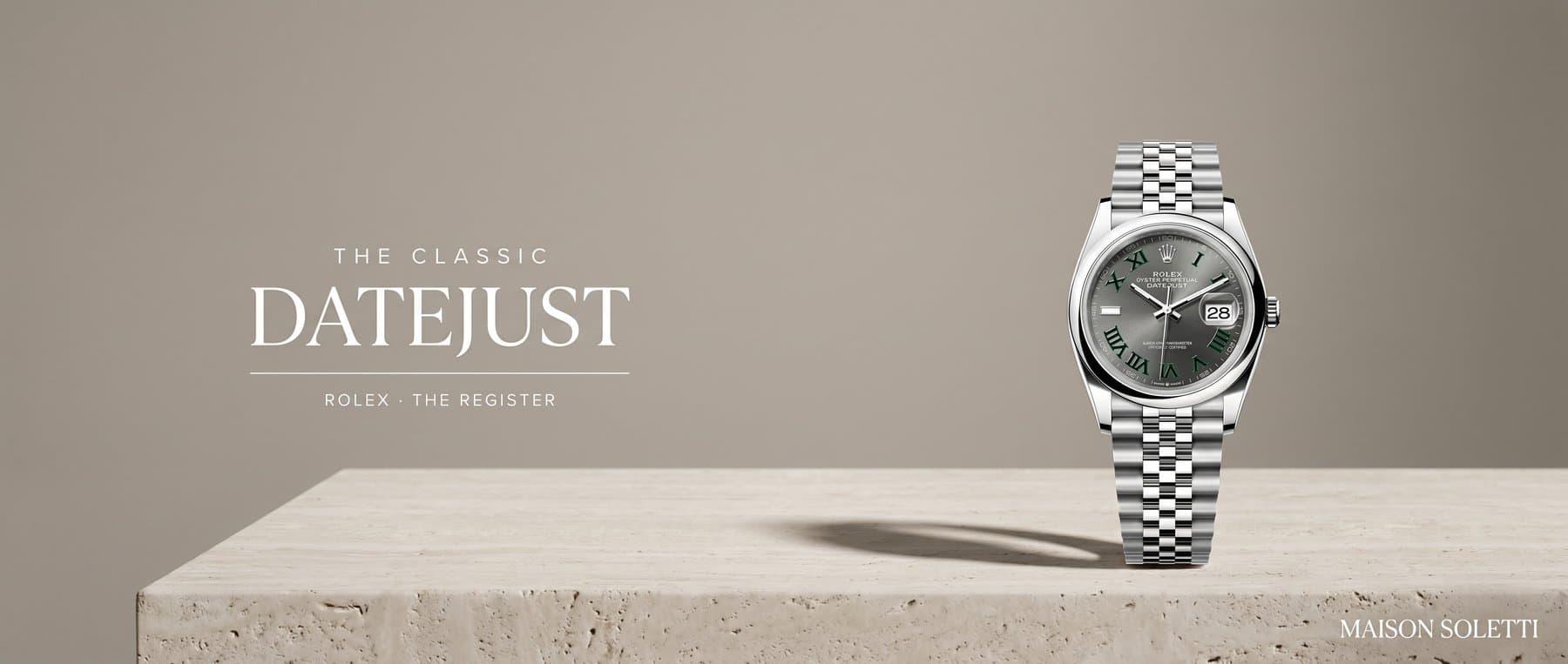 Rolex Datejust — The blueprint of the modern wristwatch.