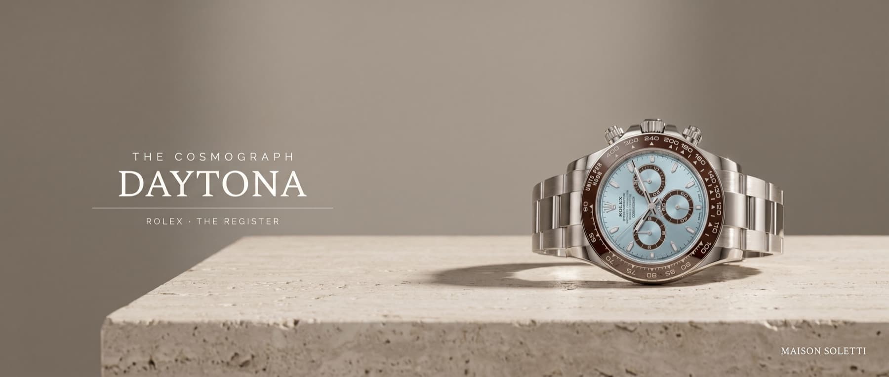 Rolex Daytona — Born for the racetrack, coveted everywhere else.