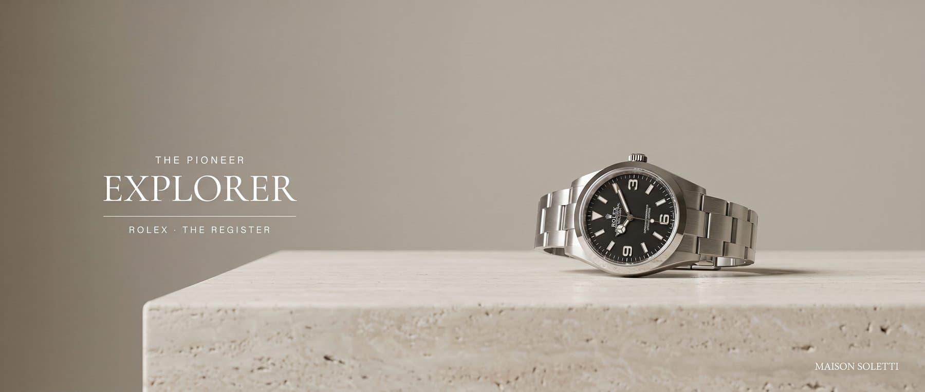Rolex Explorer — The watch that summited Everest.