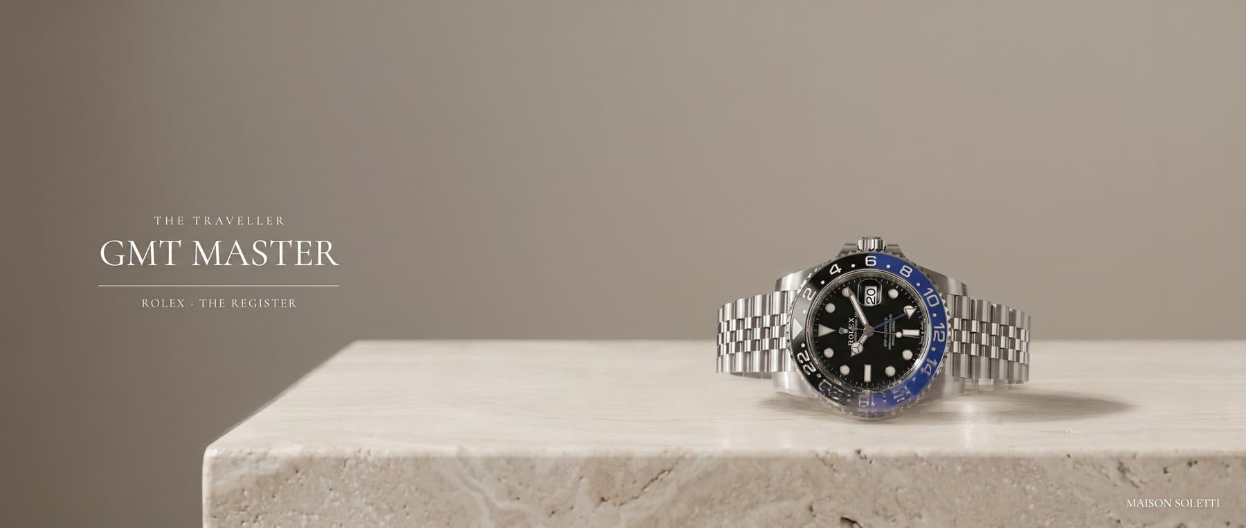 Rolex GMT-Master — Two time zones, engineered for the jet age.