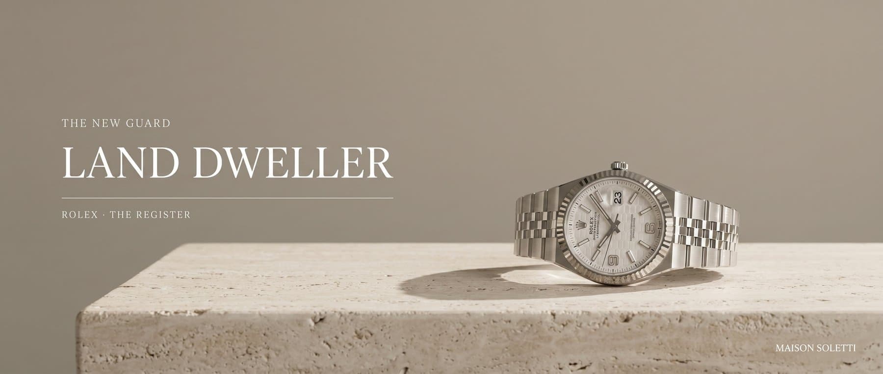 Rolex Land-Dweller — Land-Dweller — from the Rolex register.